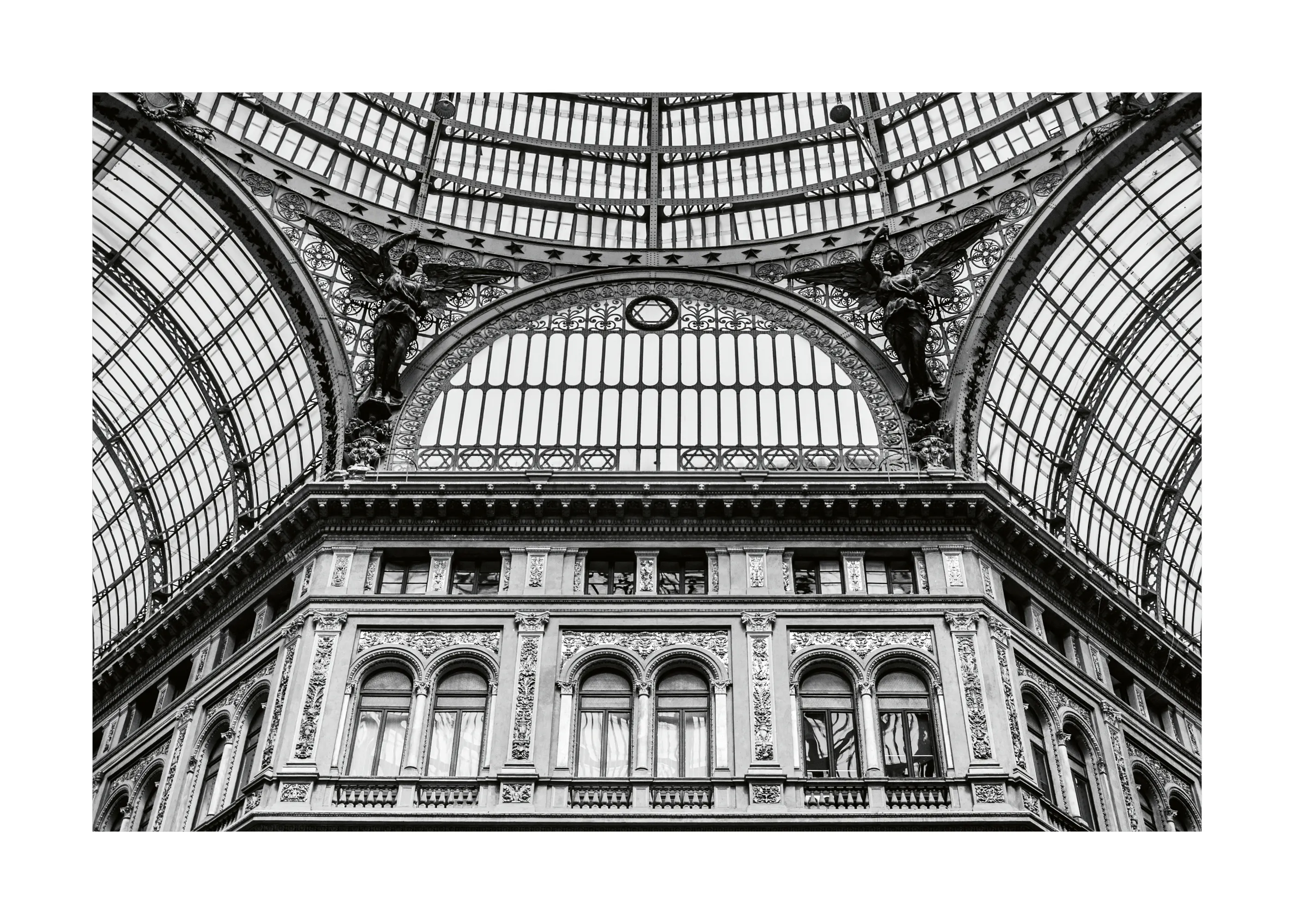 モノクローム建築ポスター 0