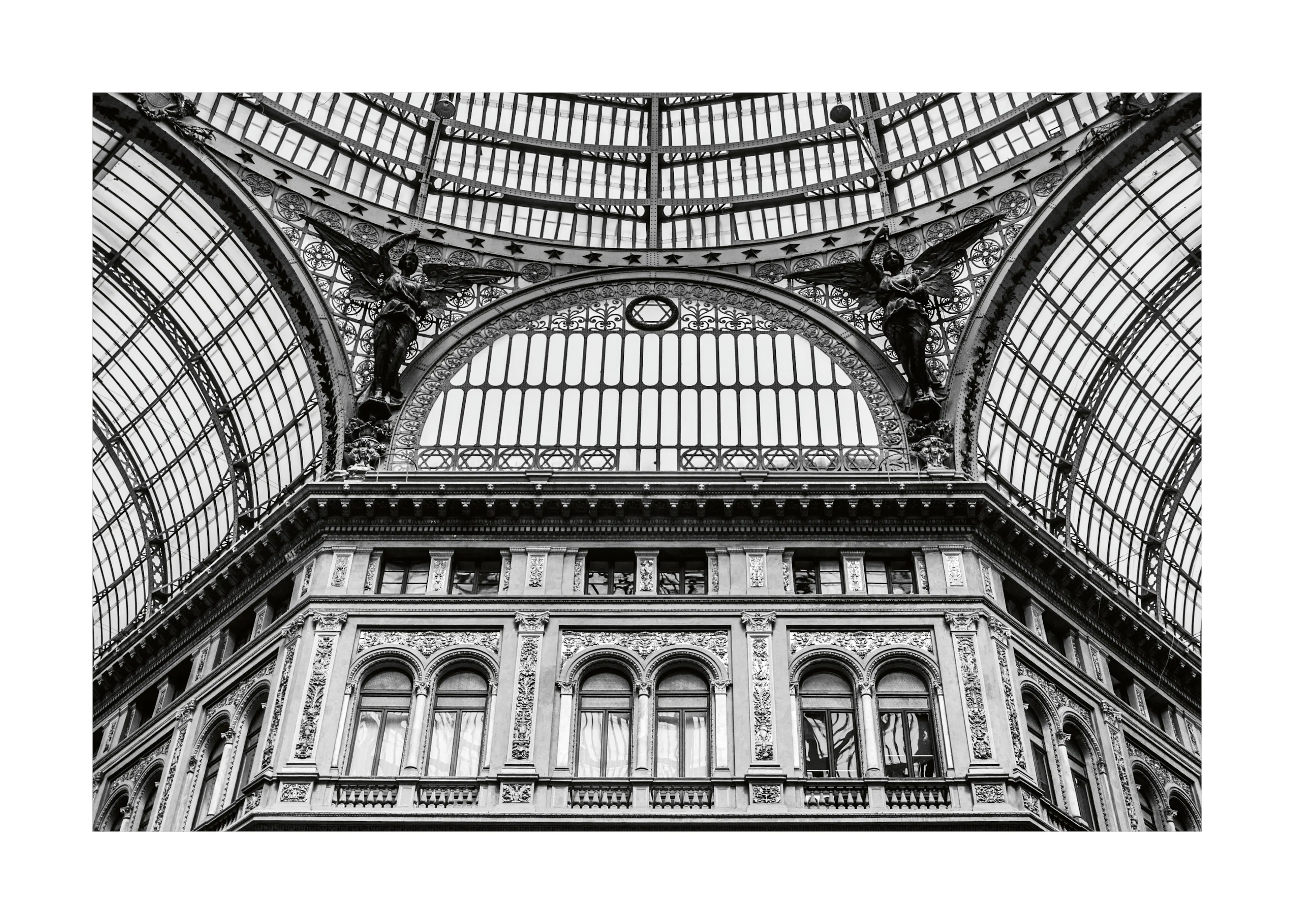 モノクローム建築ポスター 0