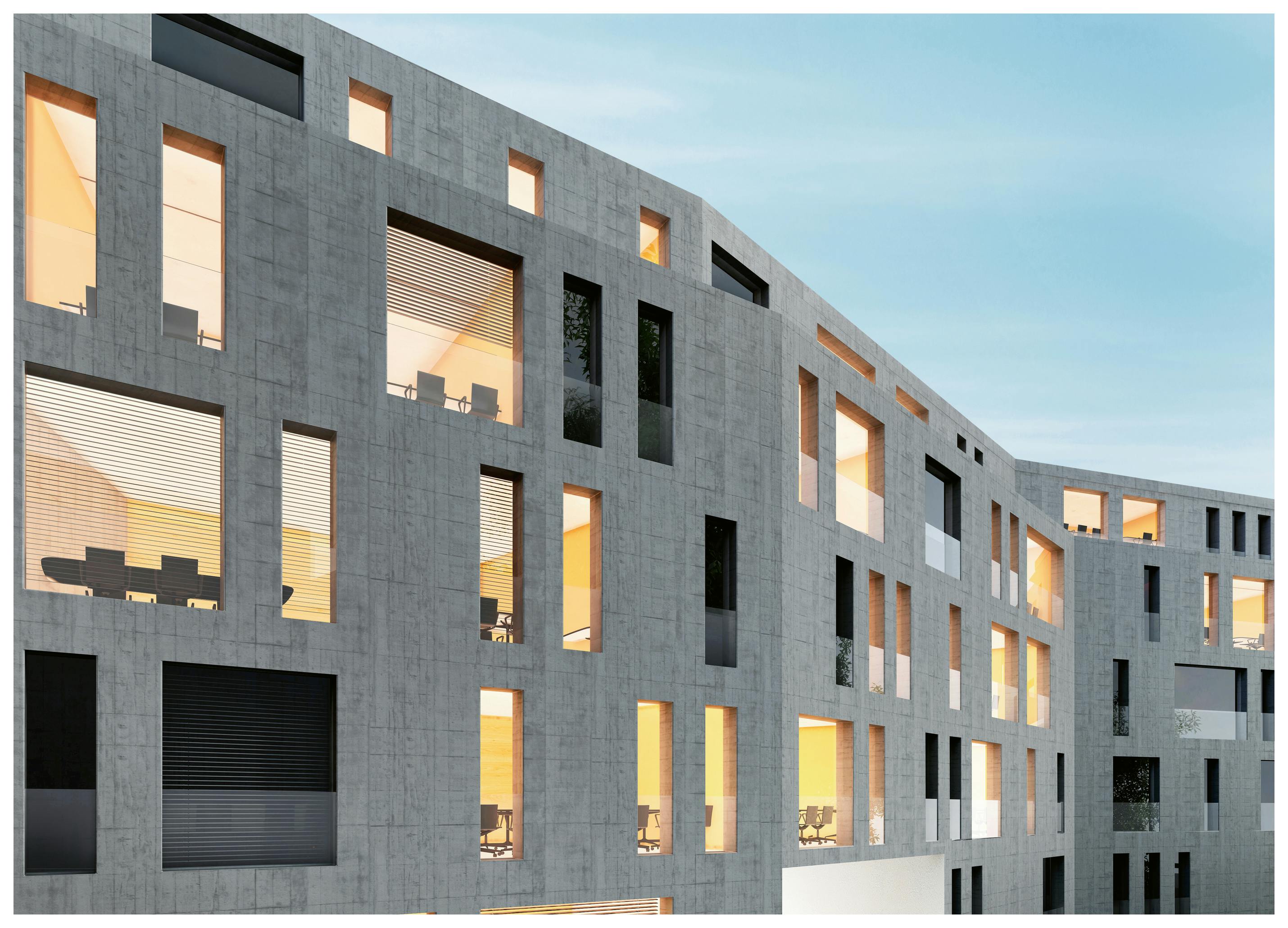 Bâtiment Urbain Design Affiche (50x70 cm) - Poster Store