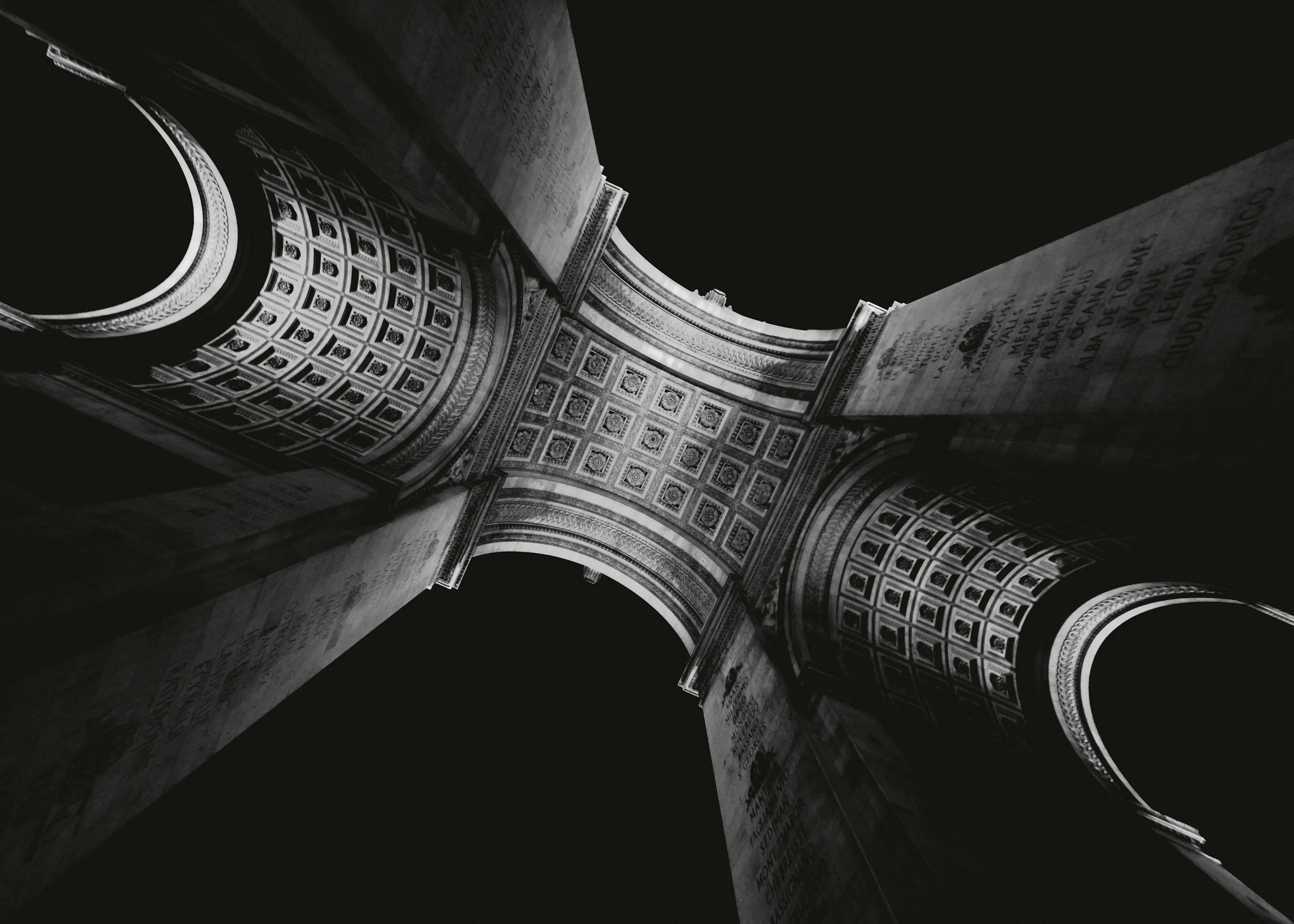 Arch Architecture Black White Poster 0