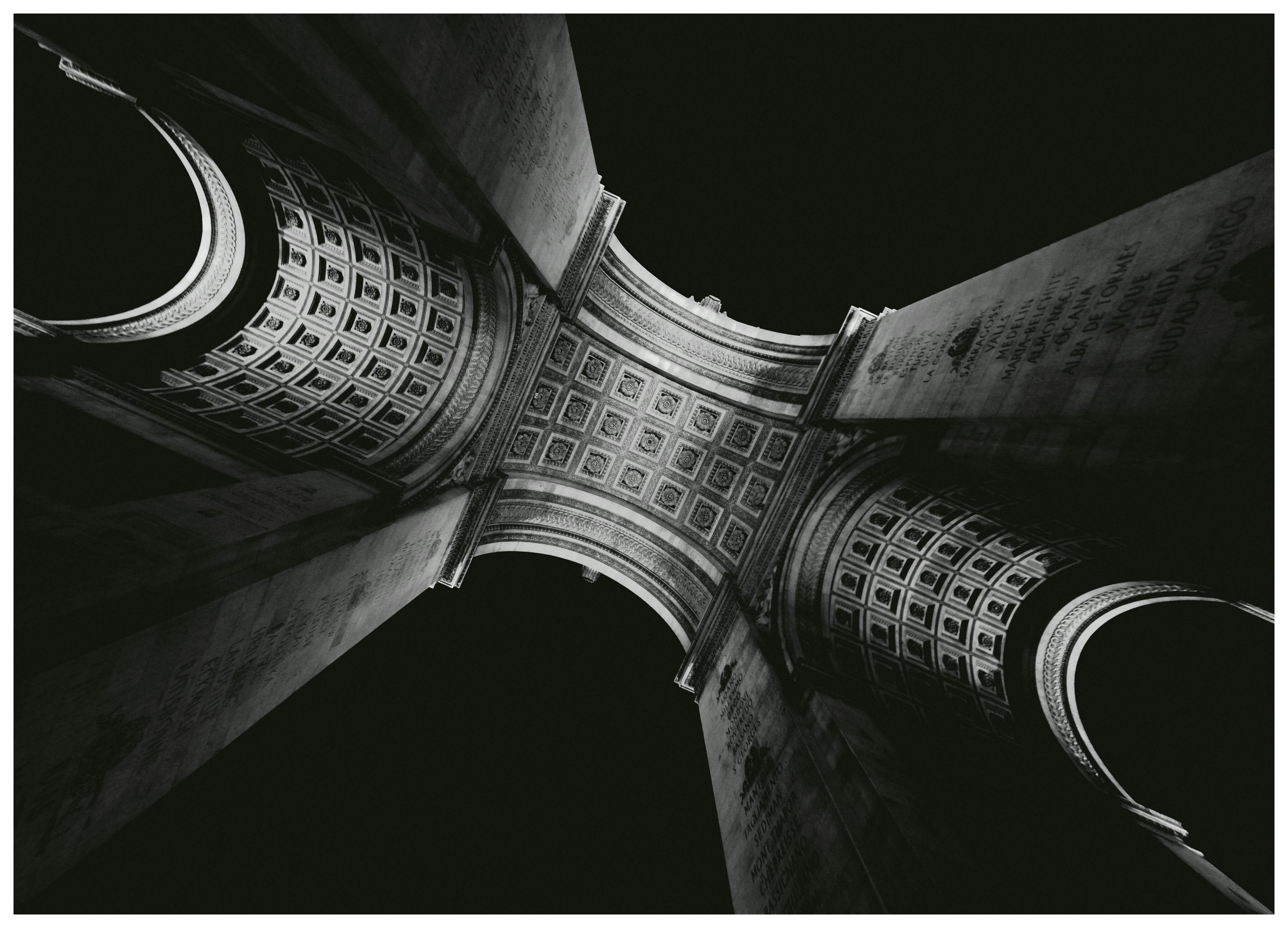 Arco Architettonico Bianco e Nero Poster (40x50 cm) - Poster Store