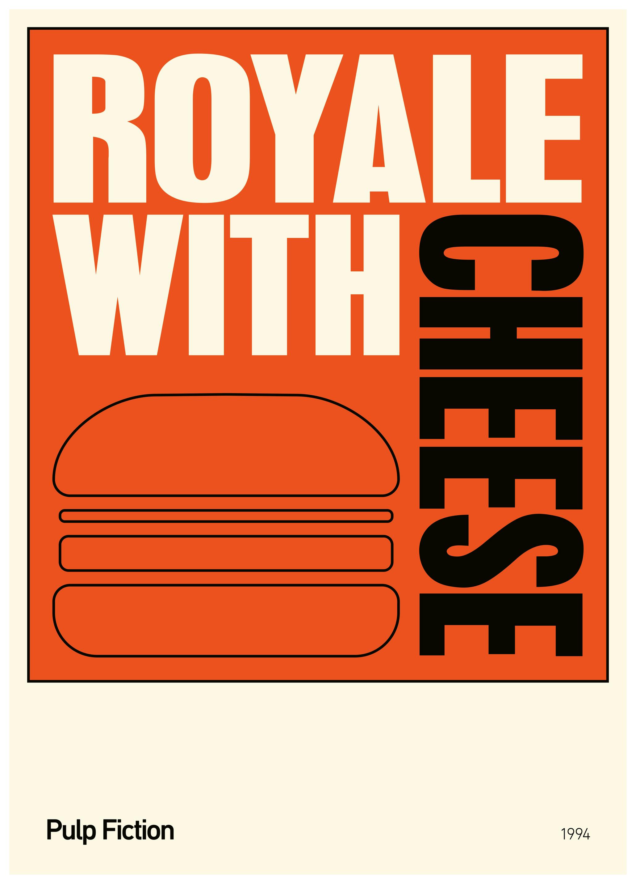 Royale Cheese Plakat (30x40 cm) - Poster Store