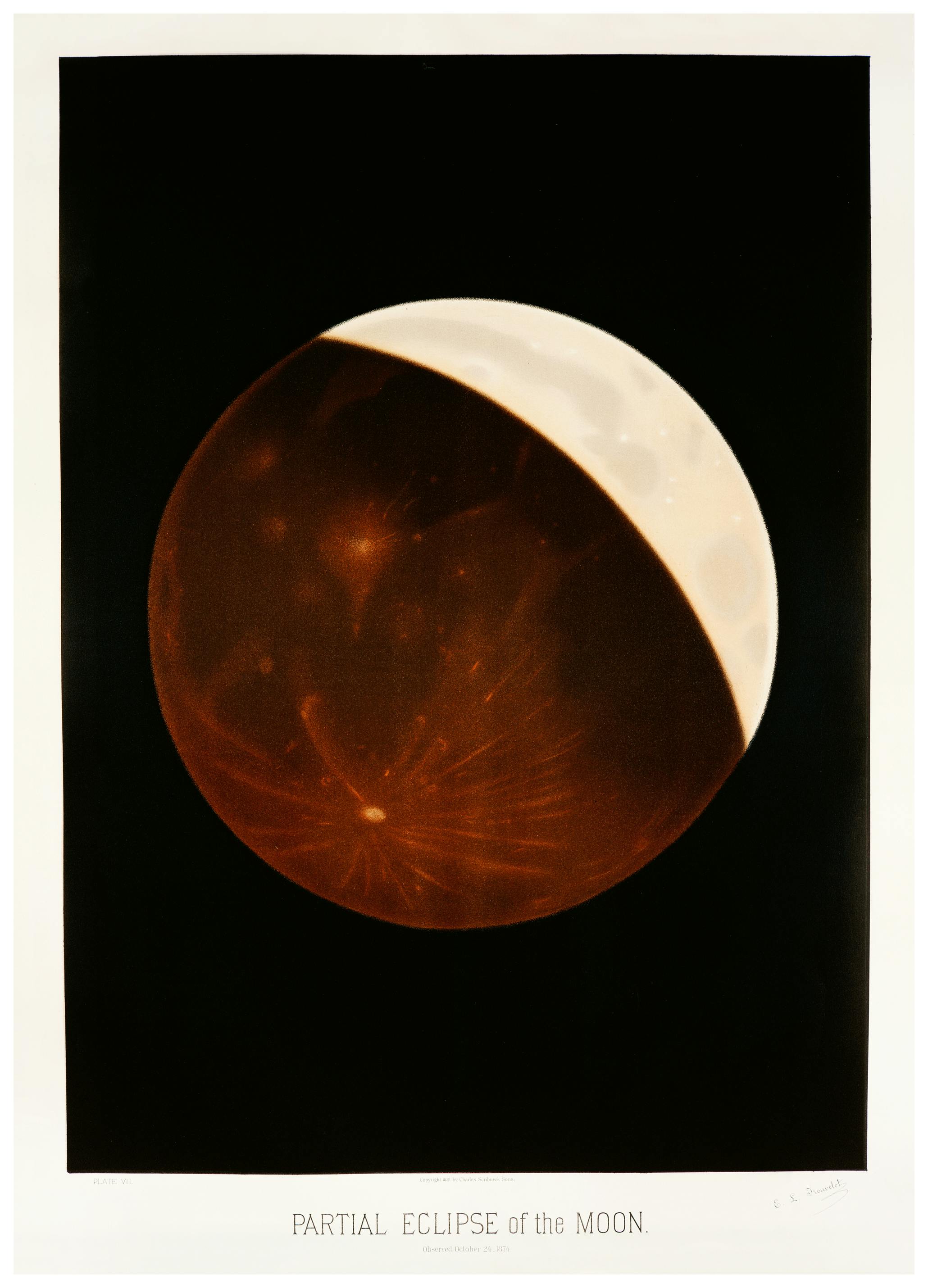 Zonsverduistering Kunst Poster (30x40 cm) - Poster Store