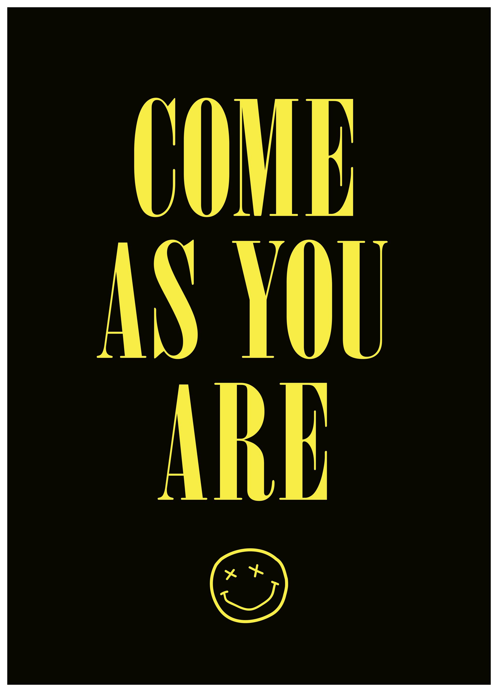 Vieni come sei Poster (70x100 cm) - Poster Store