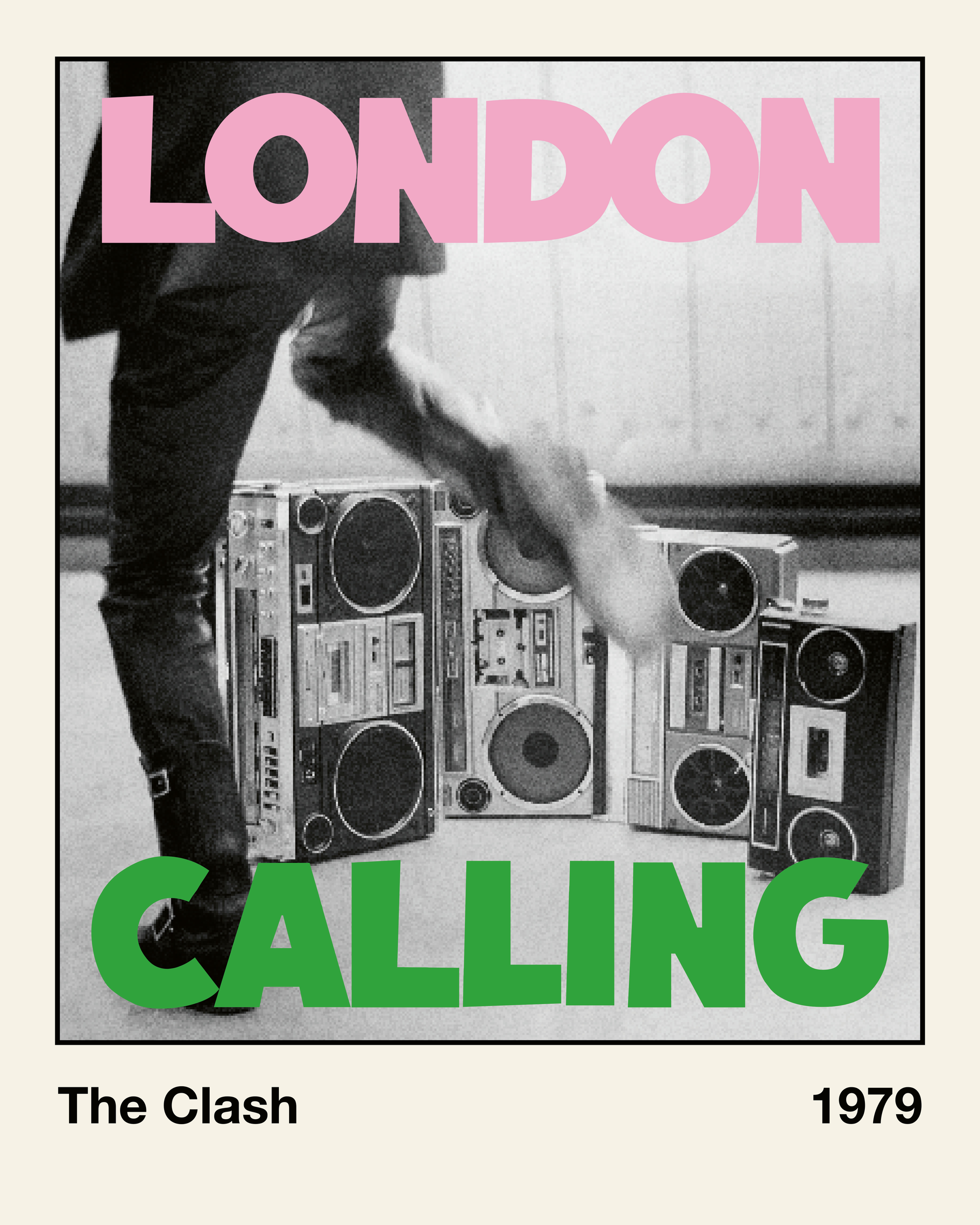 London Calling - The Clash Music Poster | Poster Store AU