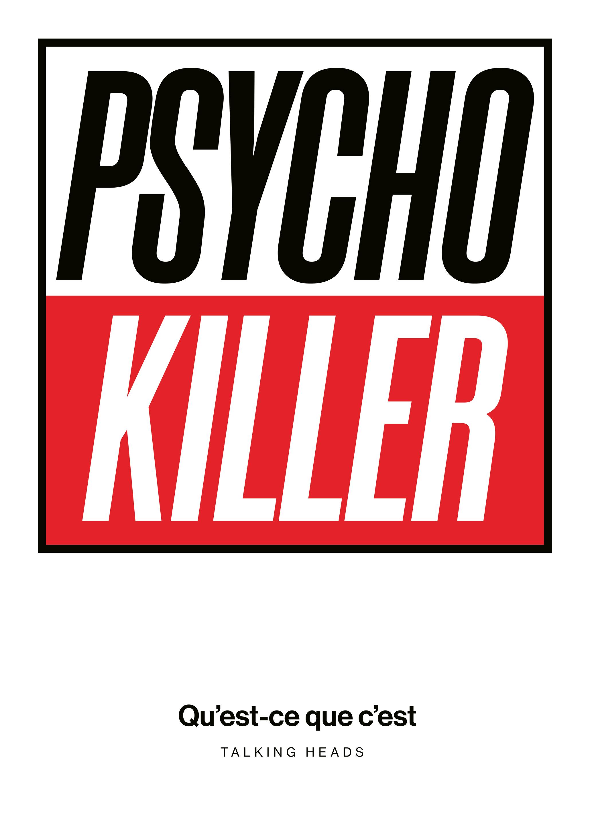 Psycho Killer Poster (50x70 cm) - Poster Store