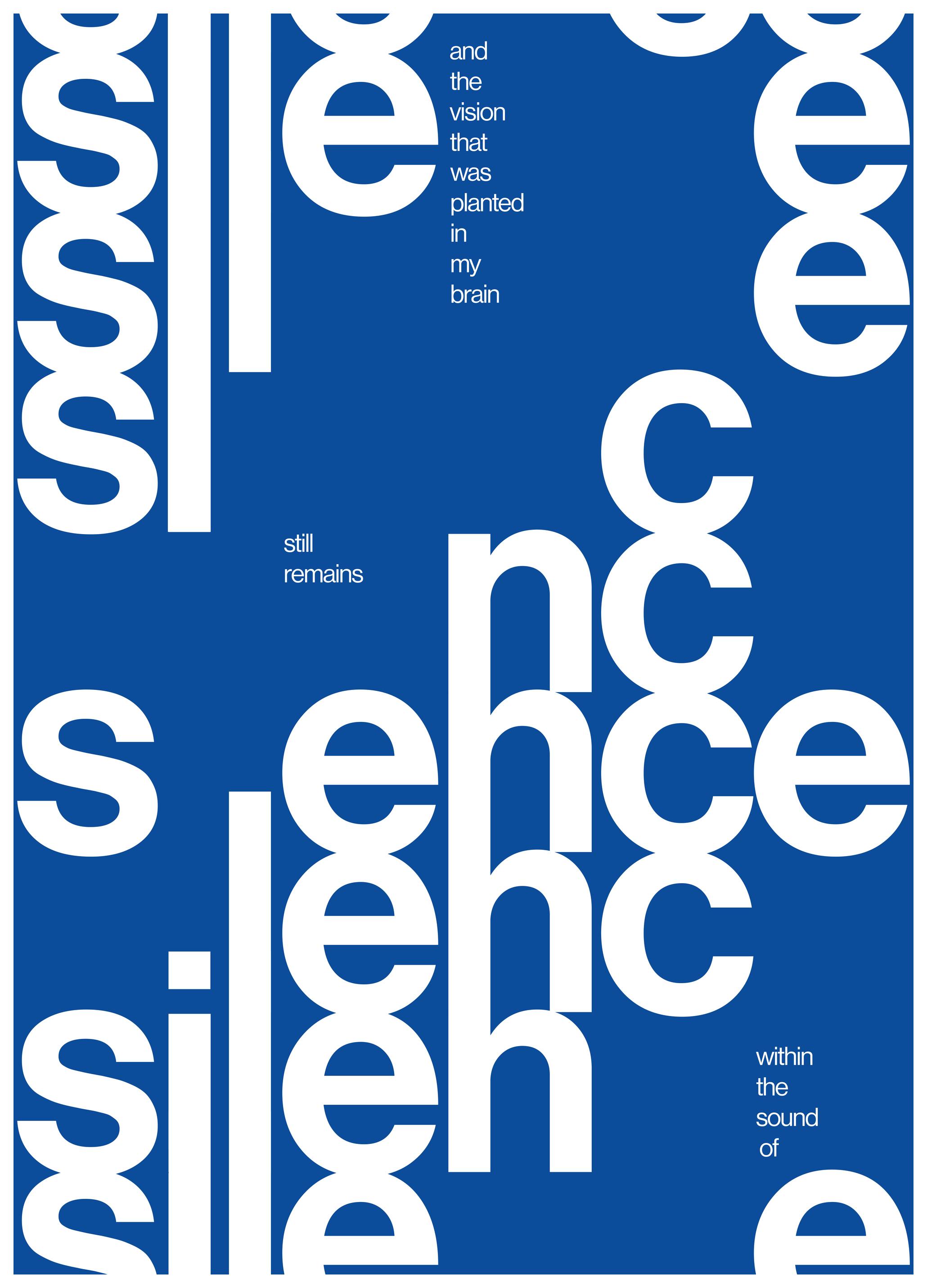 Suono del Silenzio Poster (40x50 cm) - Poster Store