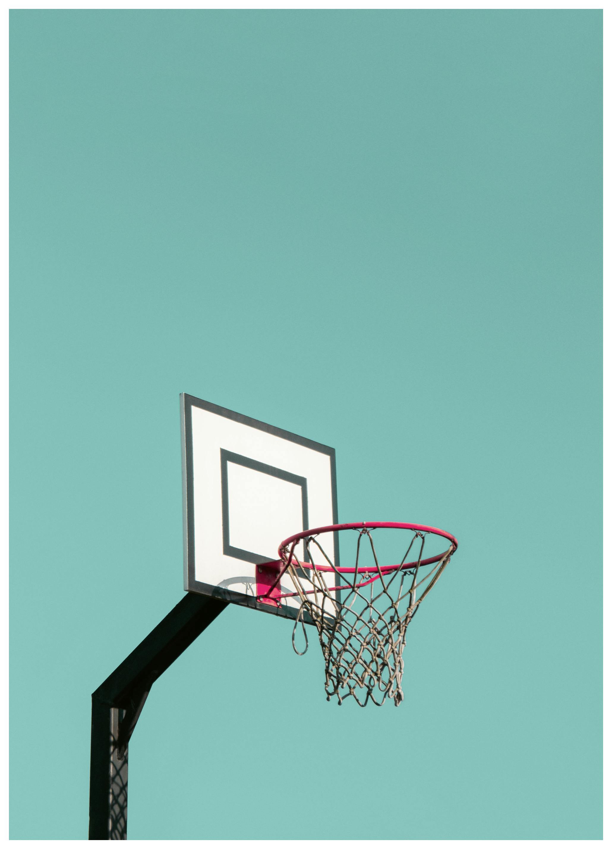 Plenerowa koszykówka Plakat (50x70 cm) - Poster Store