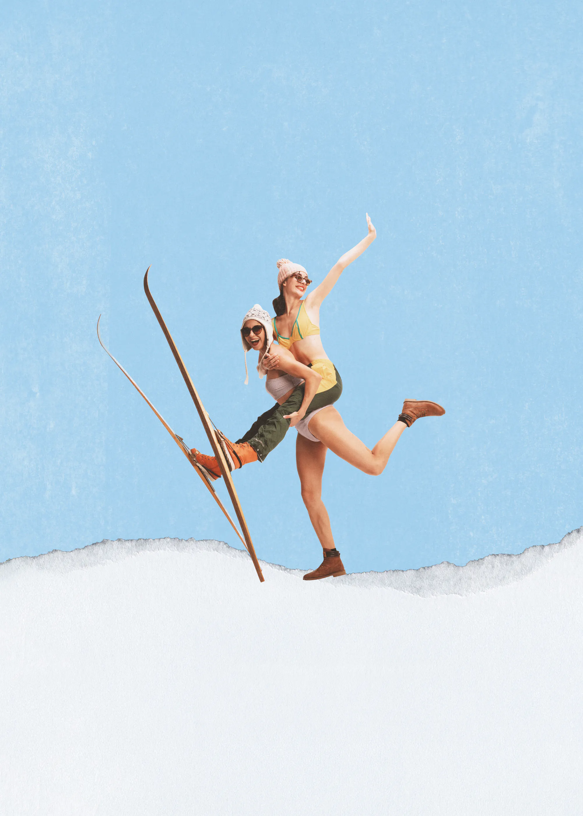 스키 빈티지 포스터 0