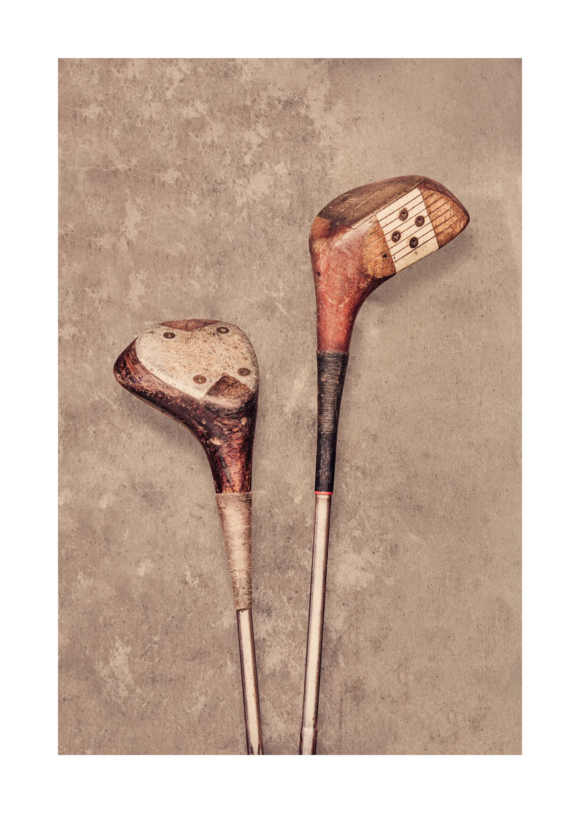 빈티지 골프 클럽 포스터 0