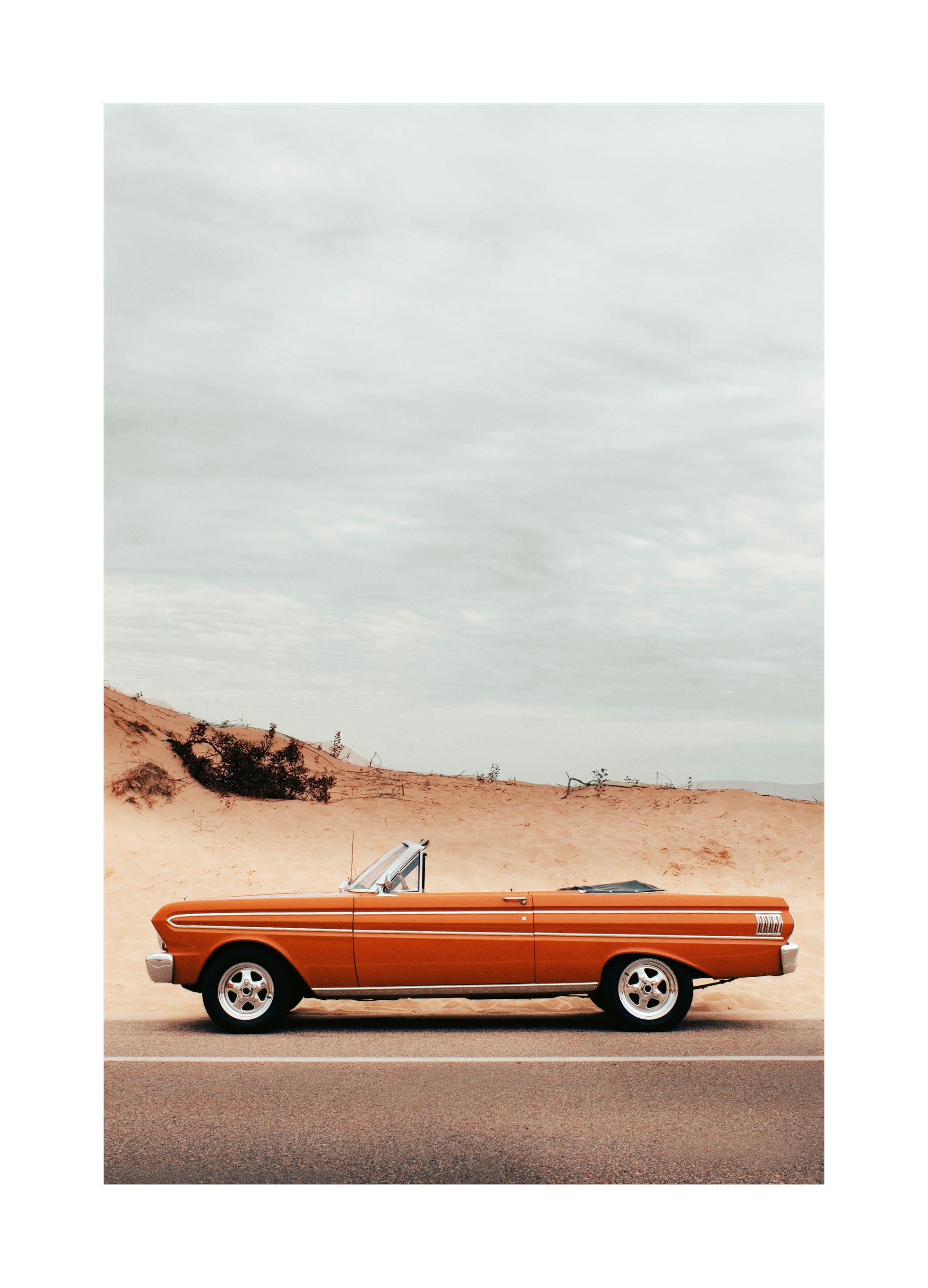 Klassisk Cabriolet Plakat (70x100 cm) - Poster Store