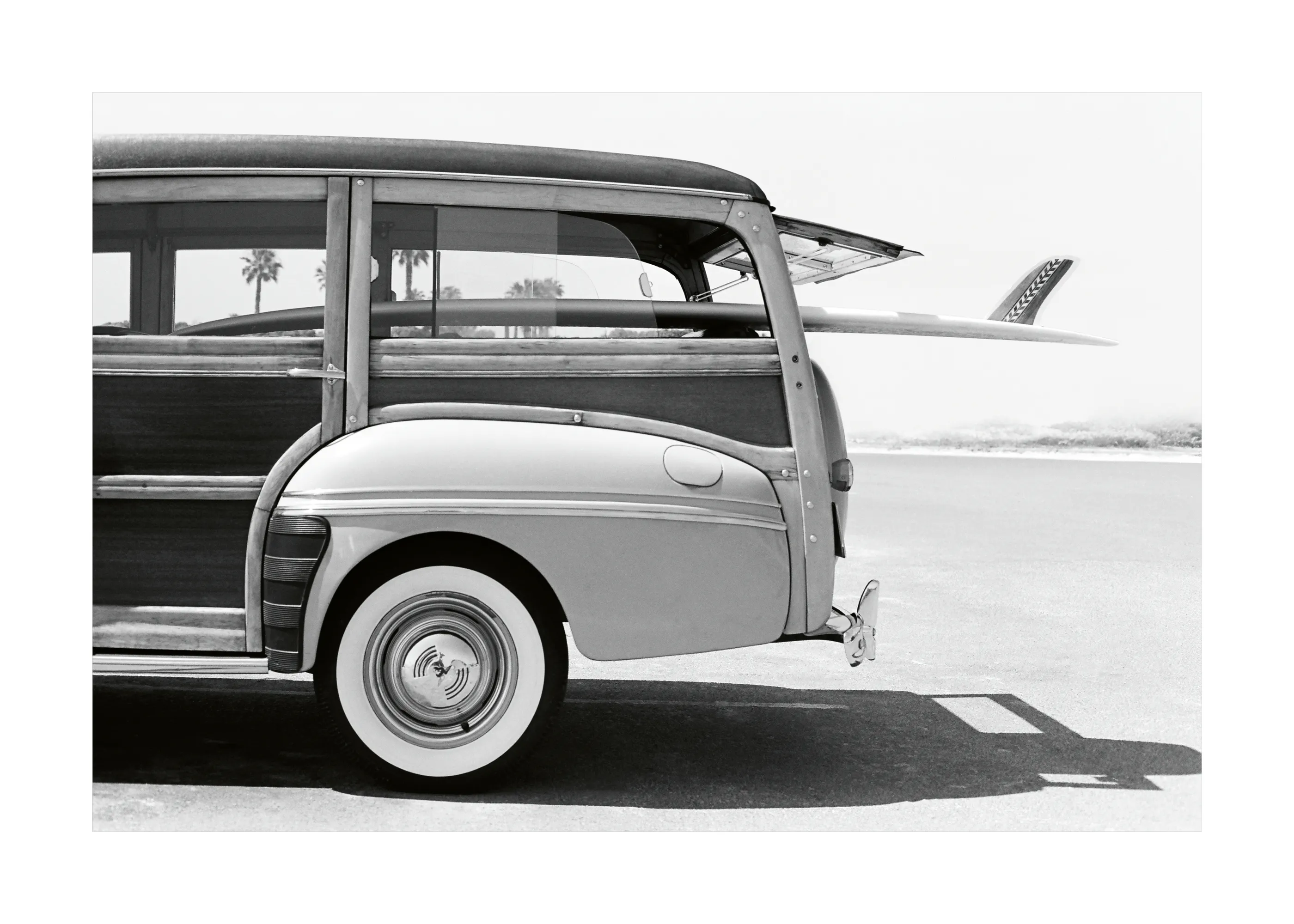 빈티지 서프 카 포스터 0