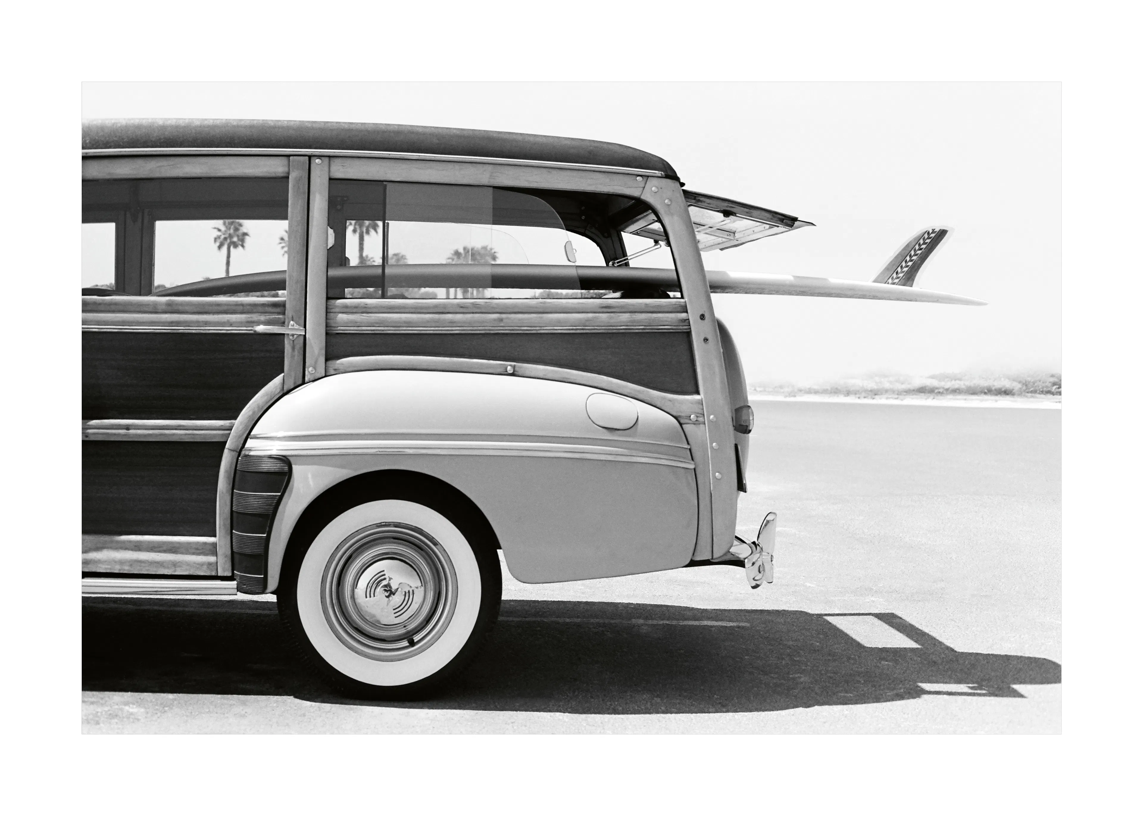 빈티지 서프 카 포스터 0