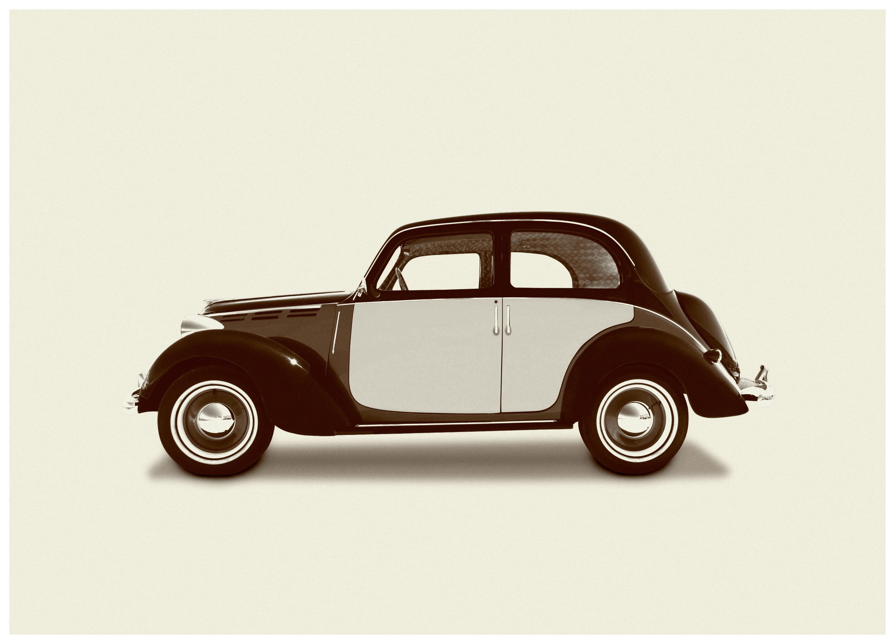Vintage Bil Plakat (30x40 cm) - Poster Store