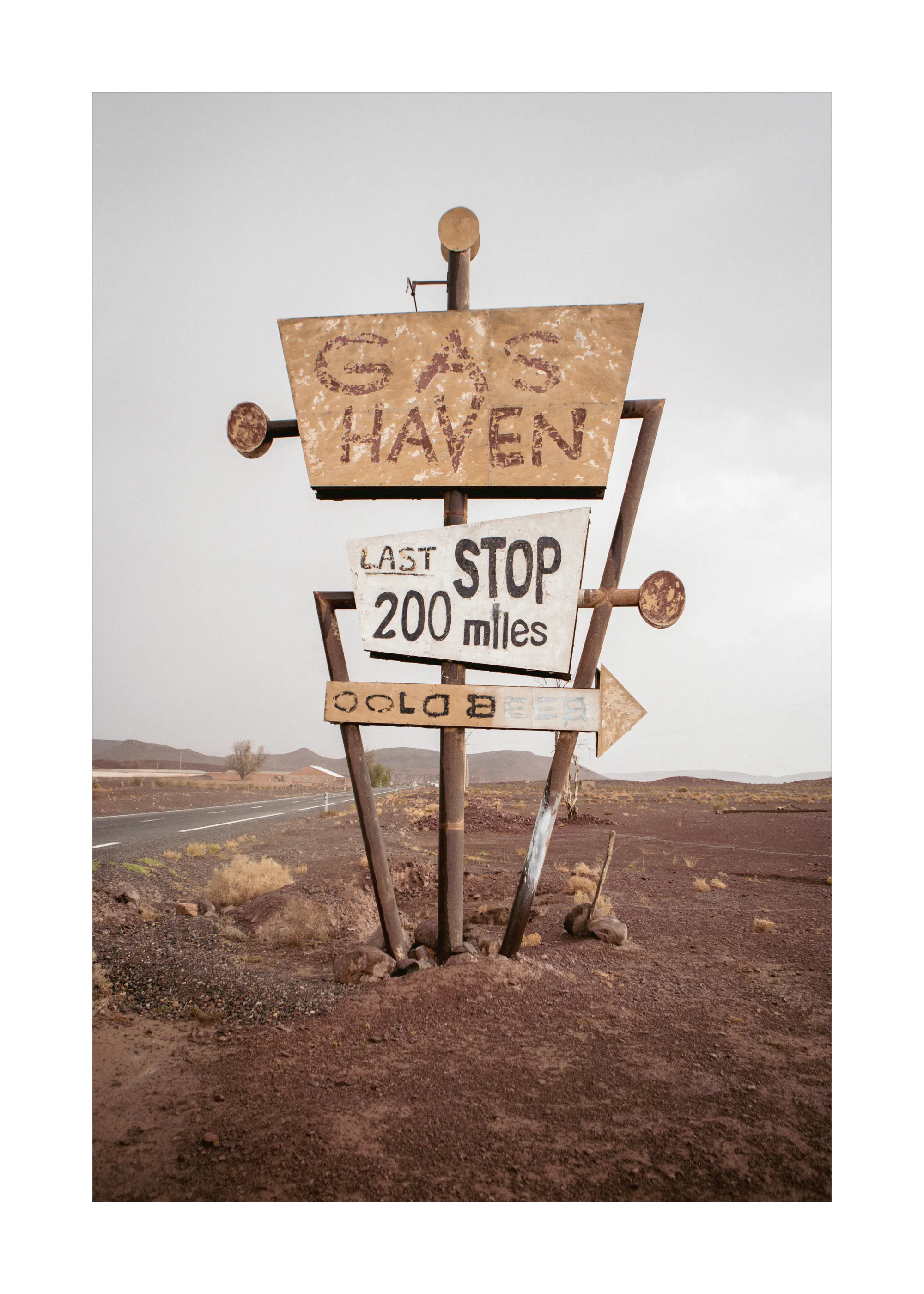 Gas Haven Skylt Poster 0