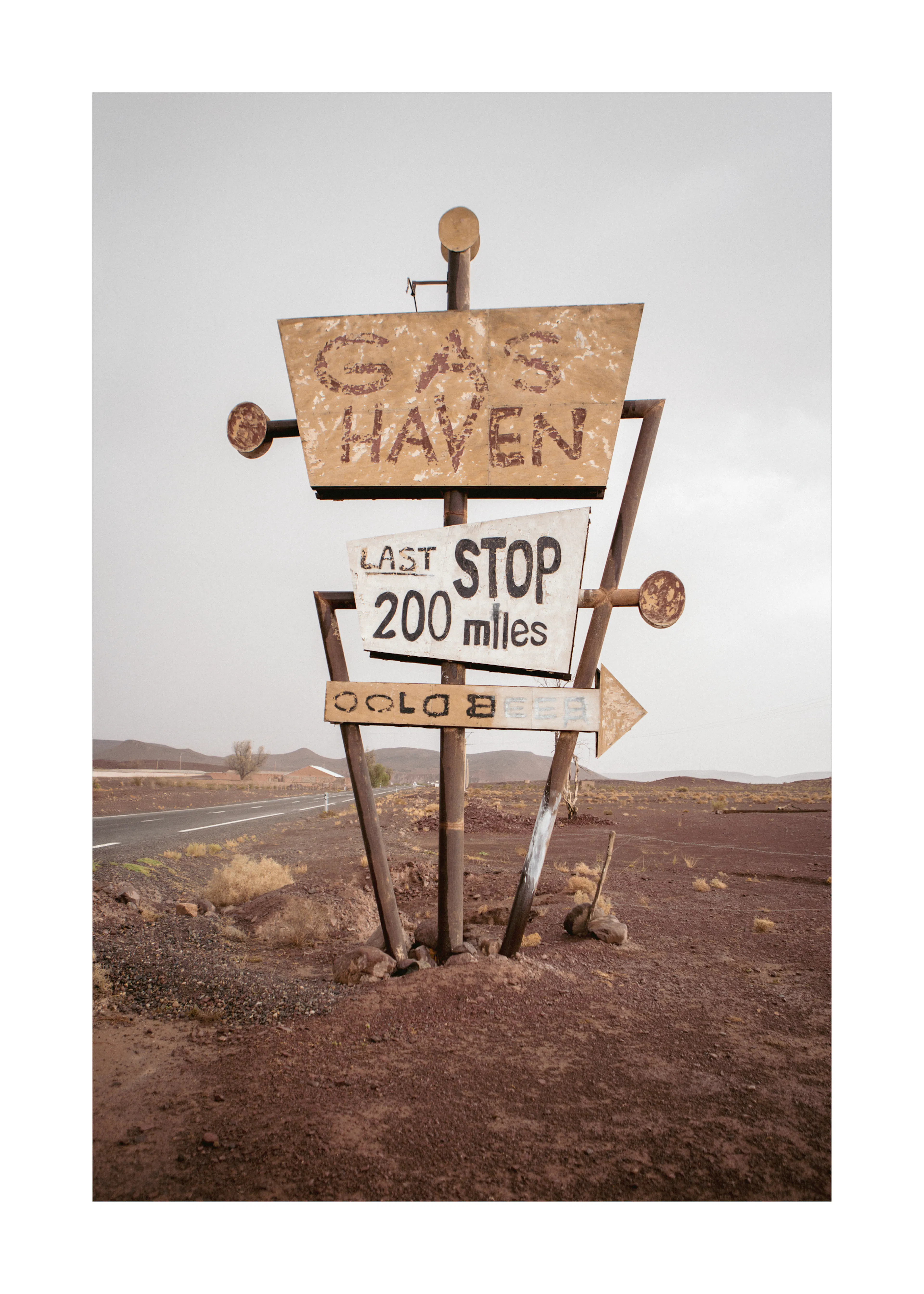 Gas Haven Skylt Poster 0