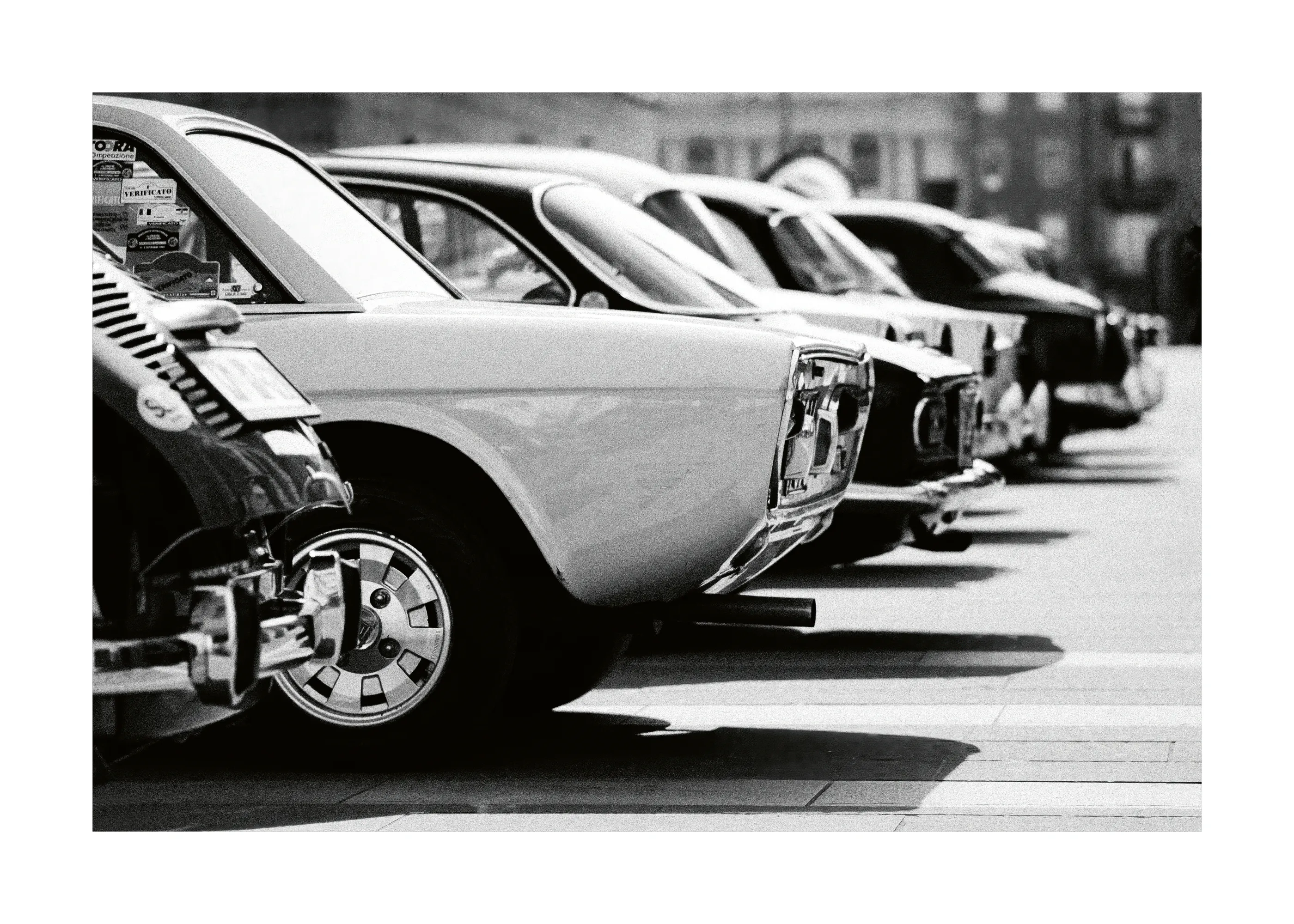 Aparcamiento Vintage Póster 0