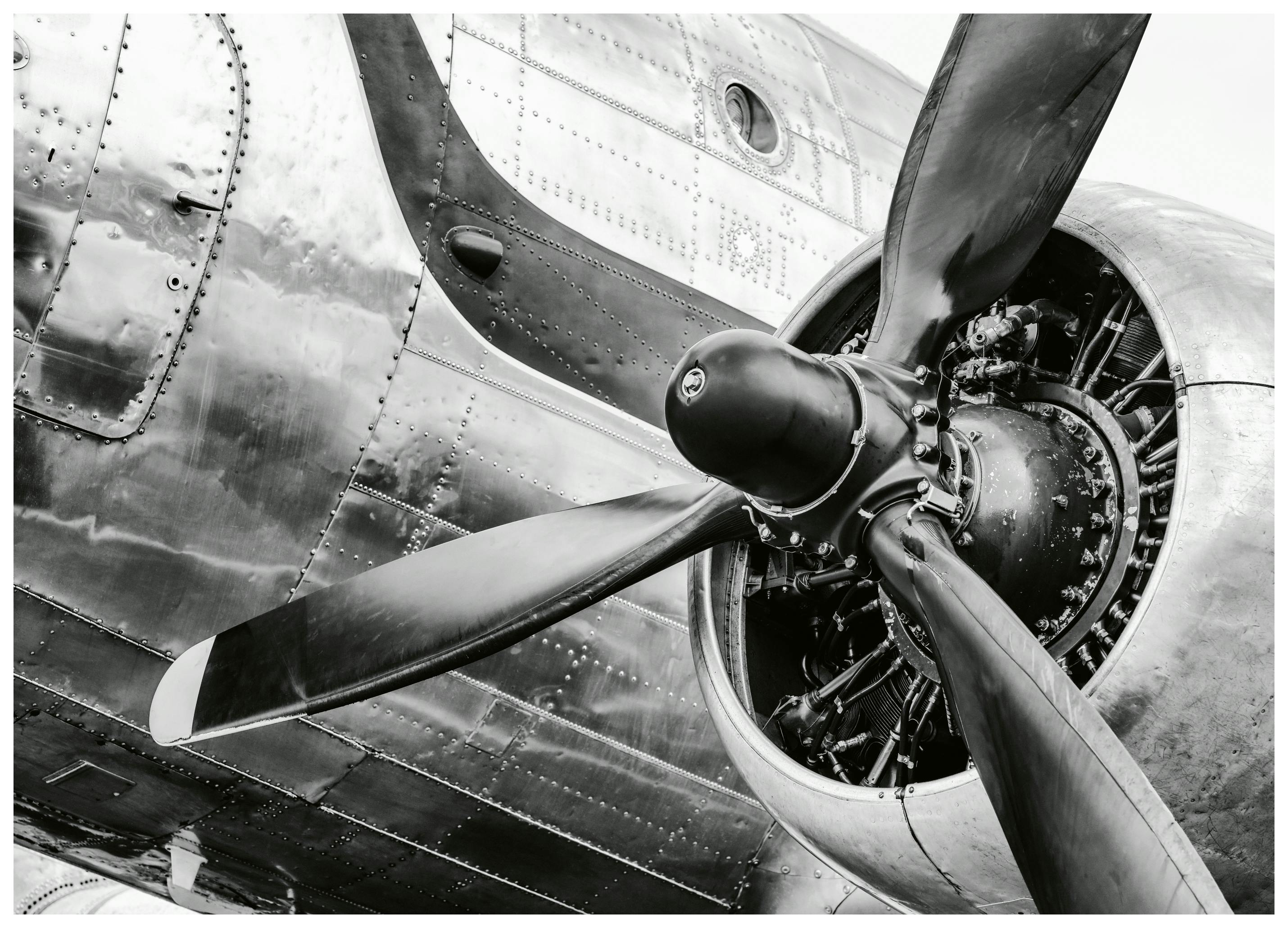 Vintage Flygplanspropeller Poster (21x30 cm) - Poster Store