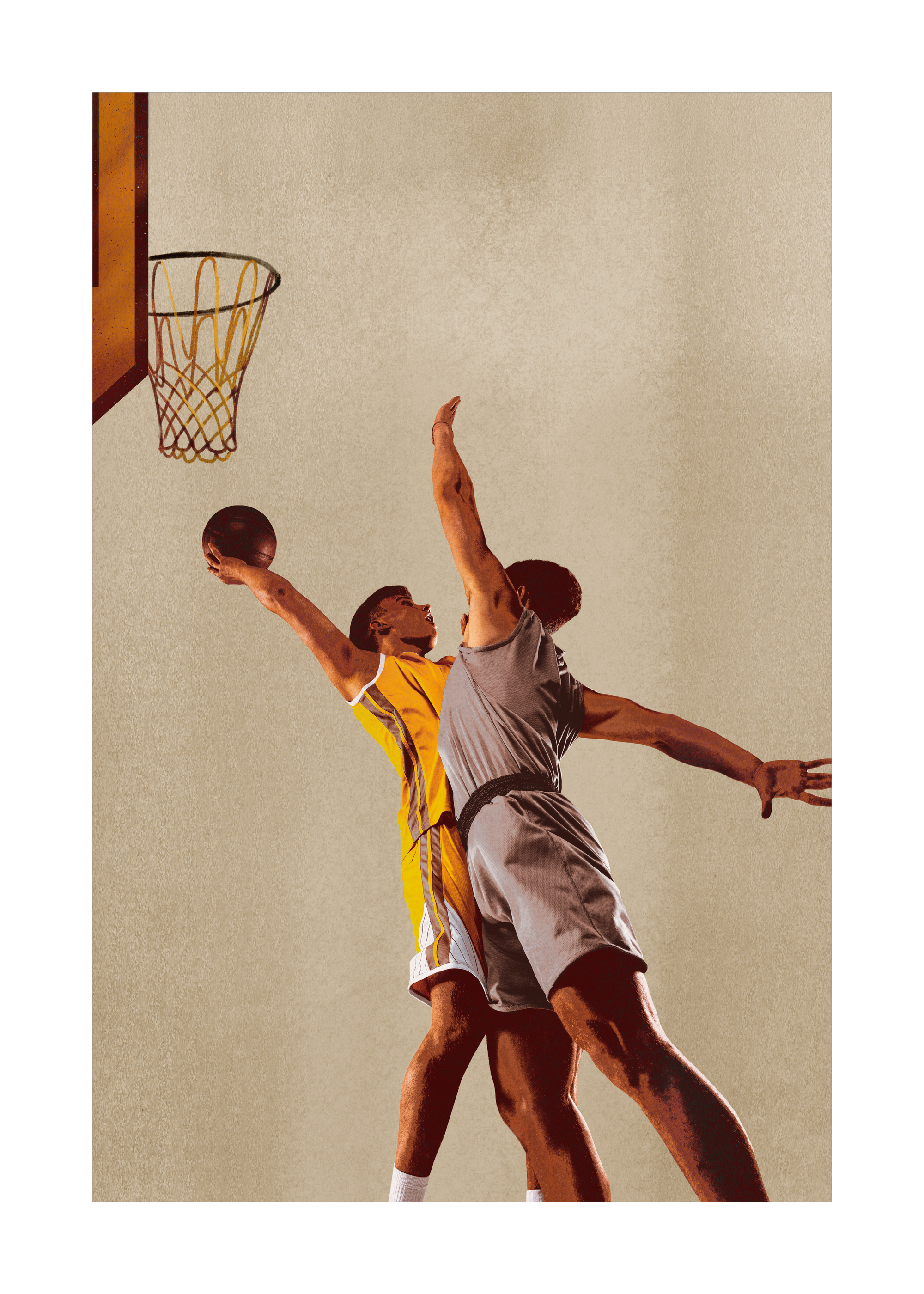 Basketball Dunk Poster
