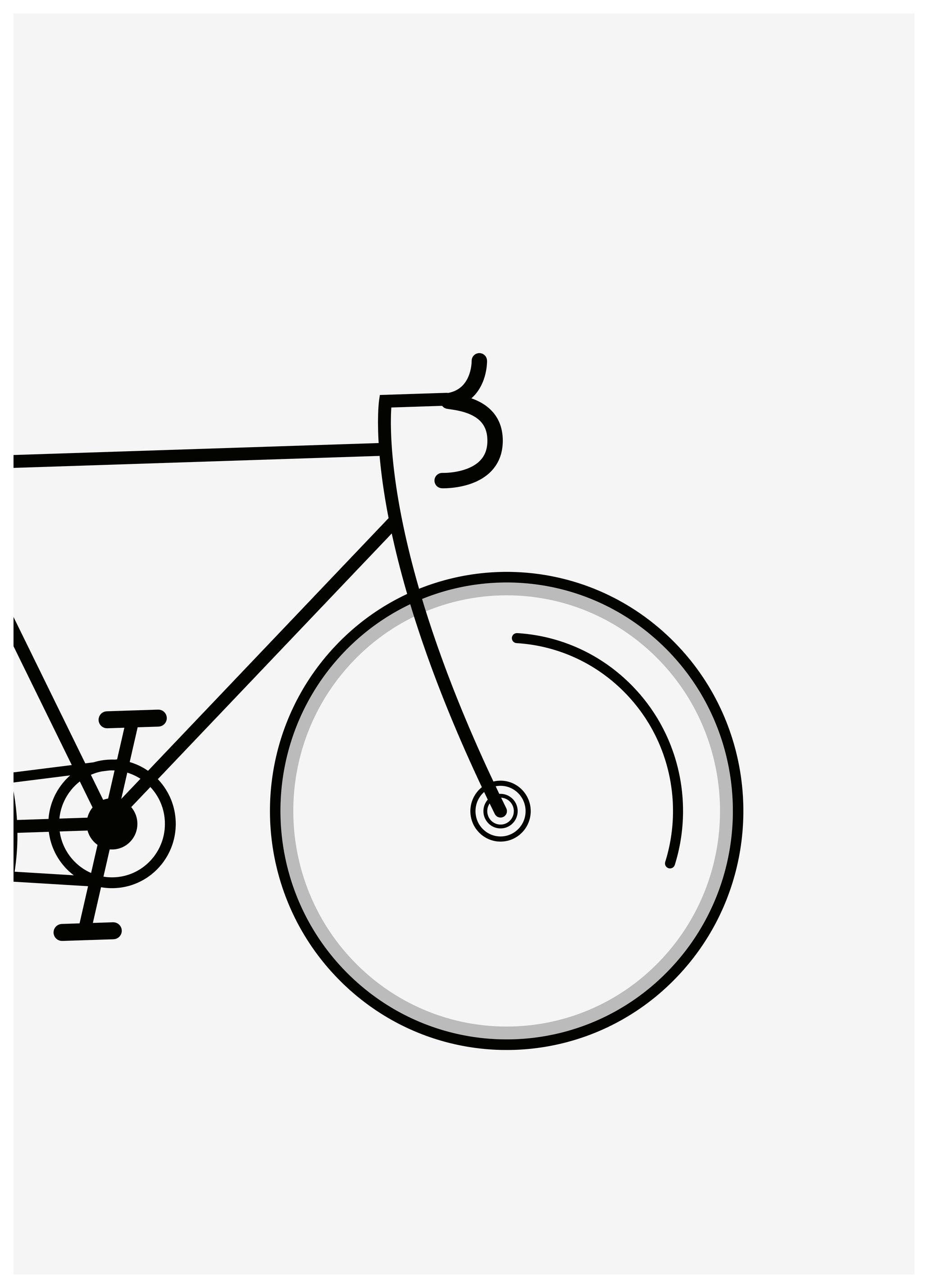 Biking Close Up Poster (70x100 cm) - Poster Store
