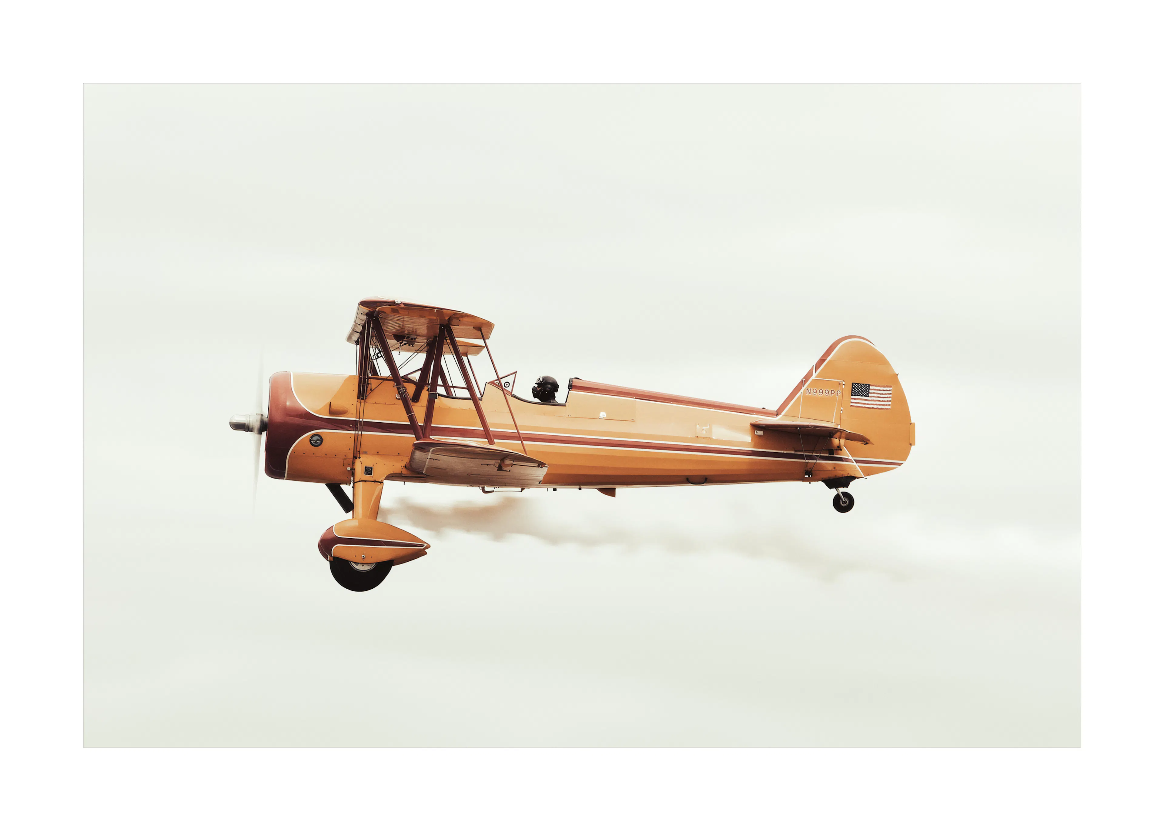 빈티지 복엽기 포스터 0