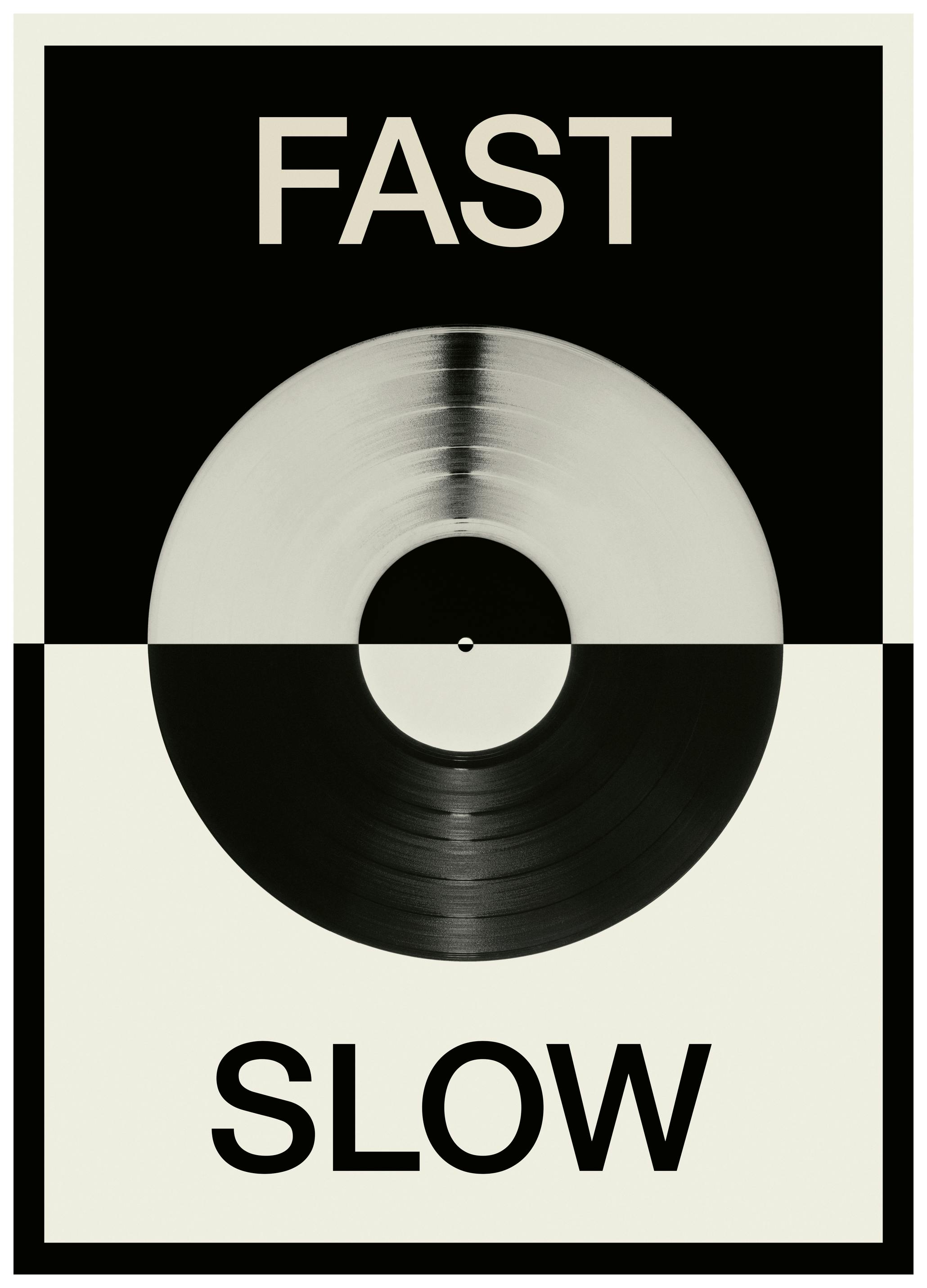 Fast Slow Vinyl Poster (70x100 cm) - Poster Store