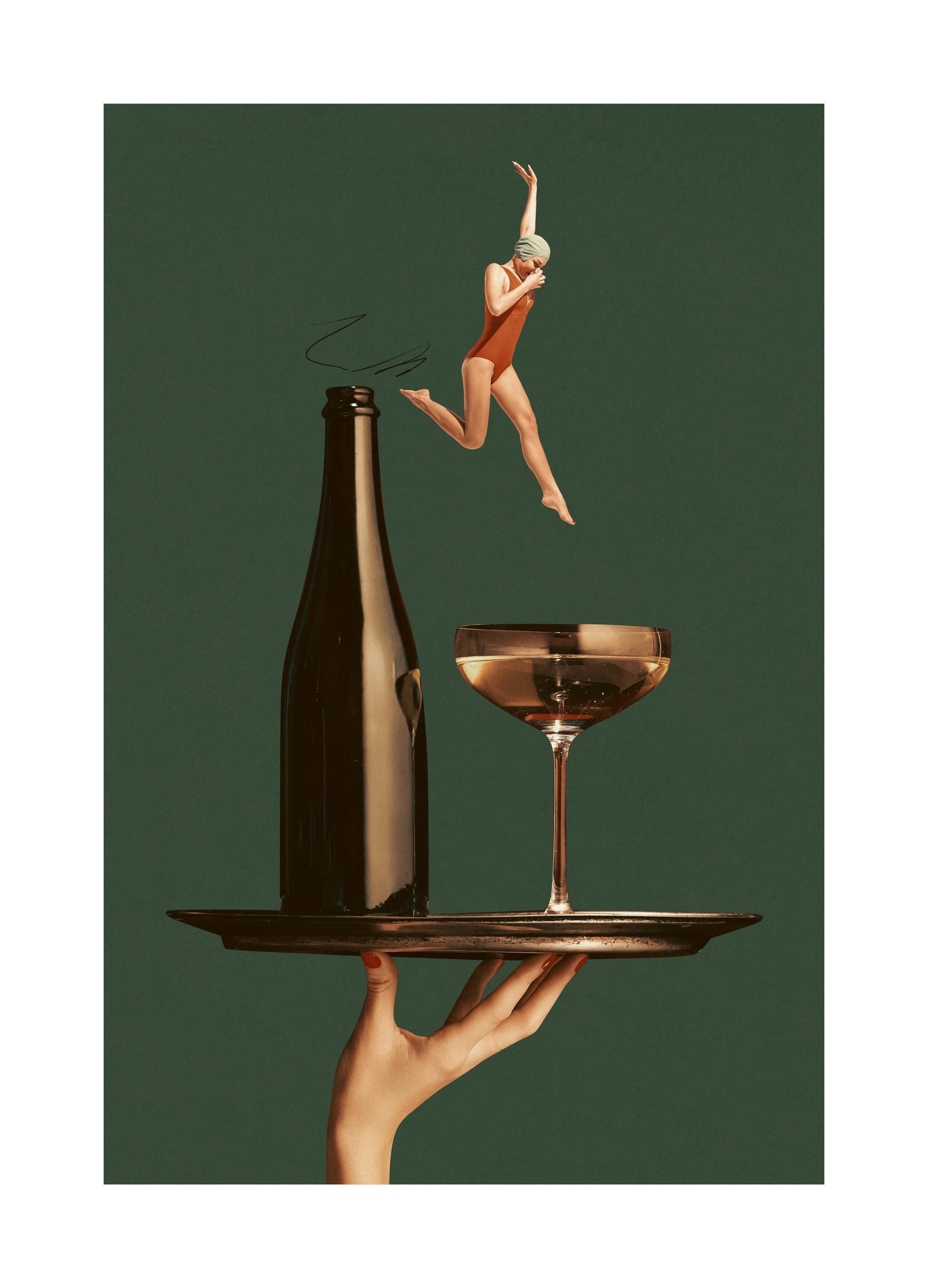 Champagne Célébration Affiche (30x40 cm) - Poster Store