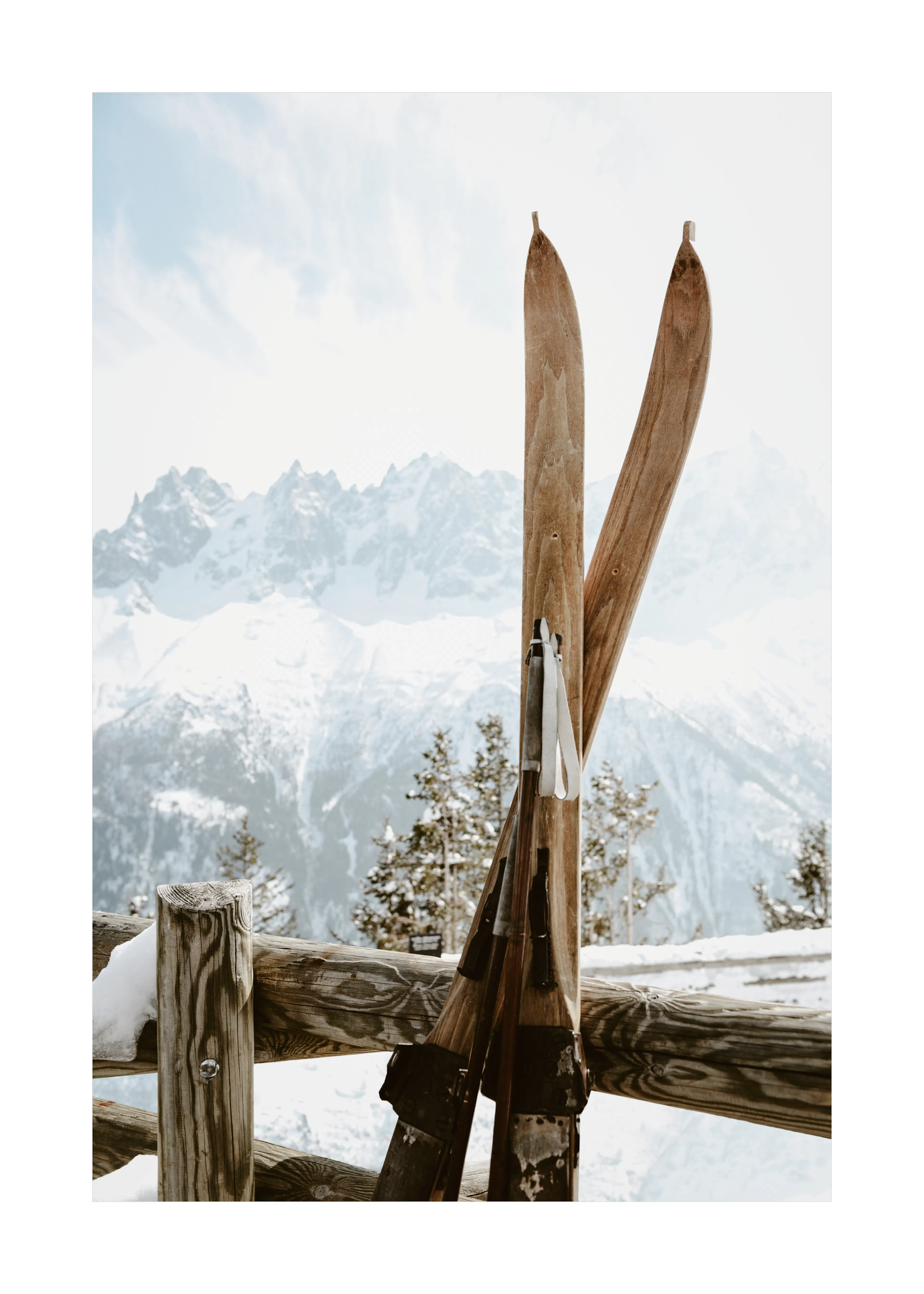 빈티지 스키 포스터 0