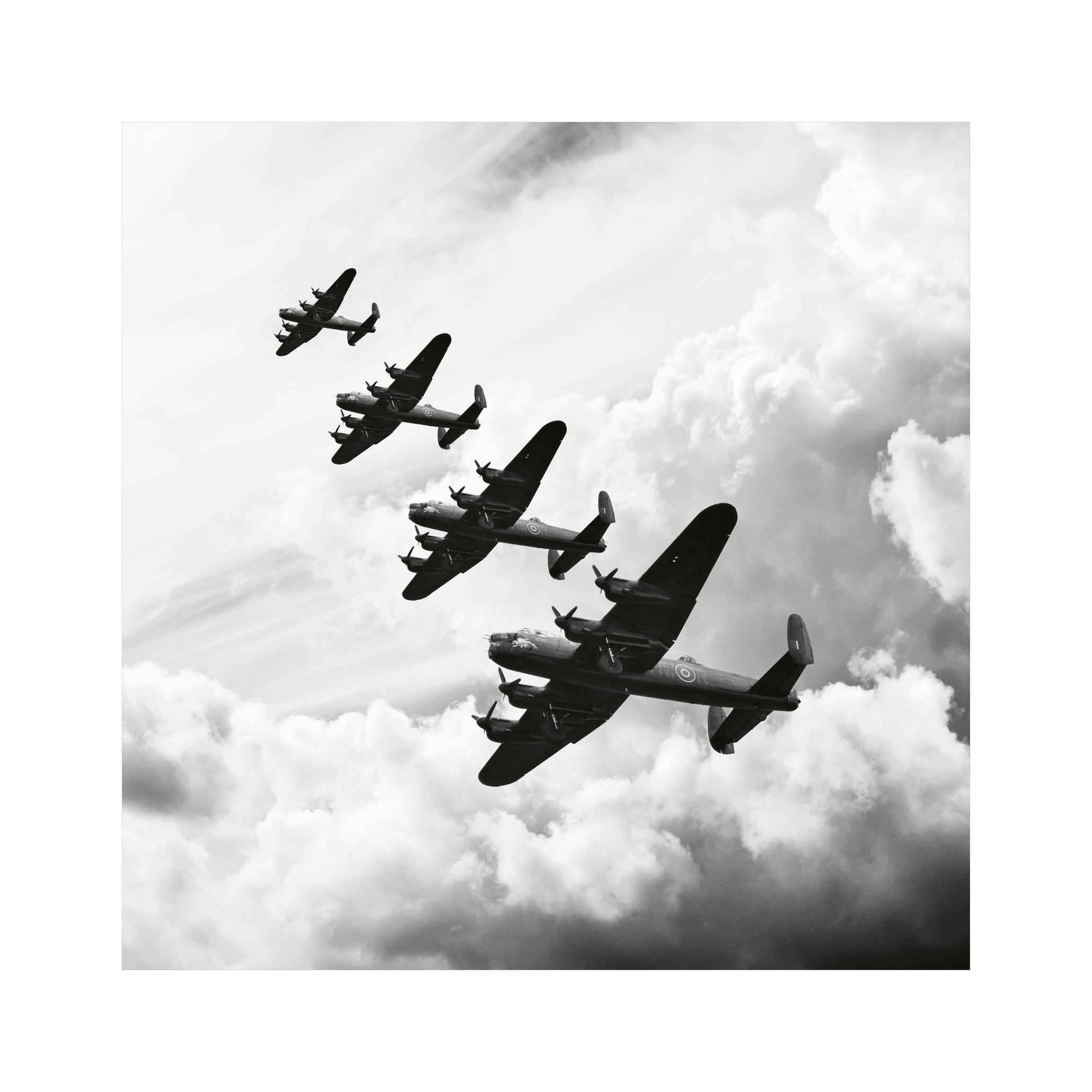 Vliegtuigen Poster (50x50 cm) - Poster Store