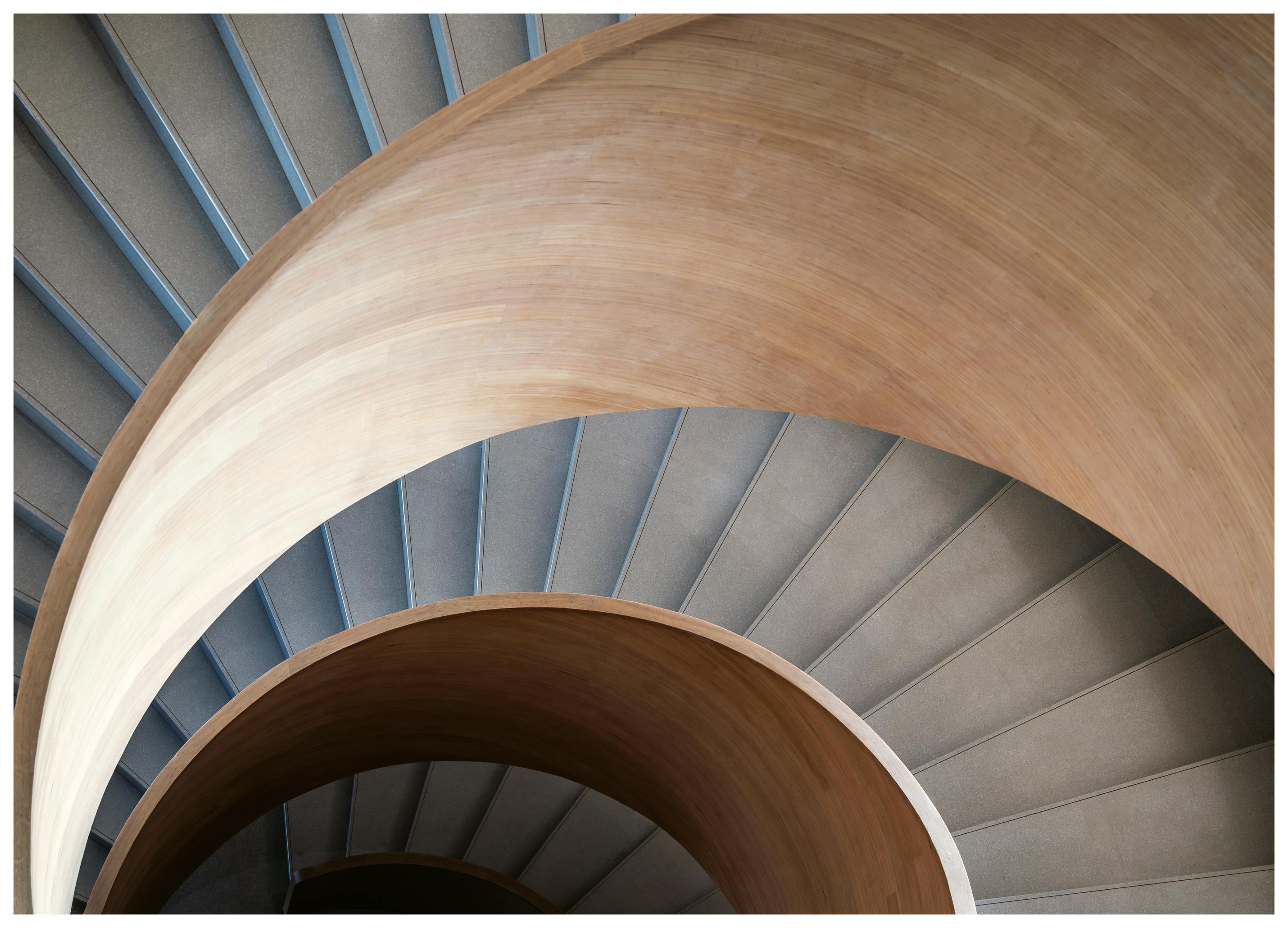 Escalier en Spirale Design Poster (21x30 cm) - Poster Store