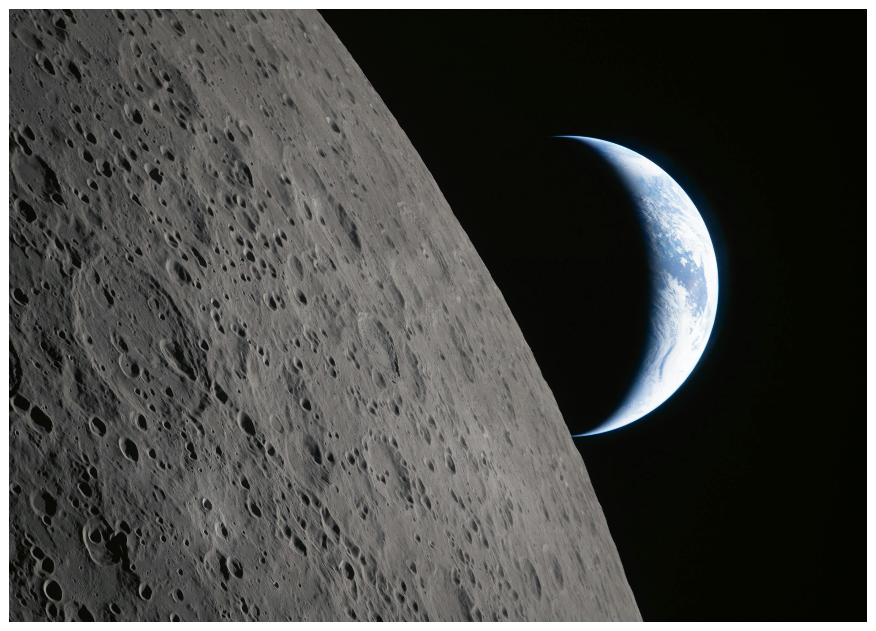 Moon Surface Poster (50x50 cm) - Poster Store