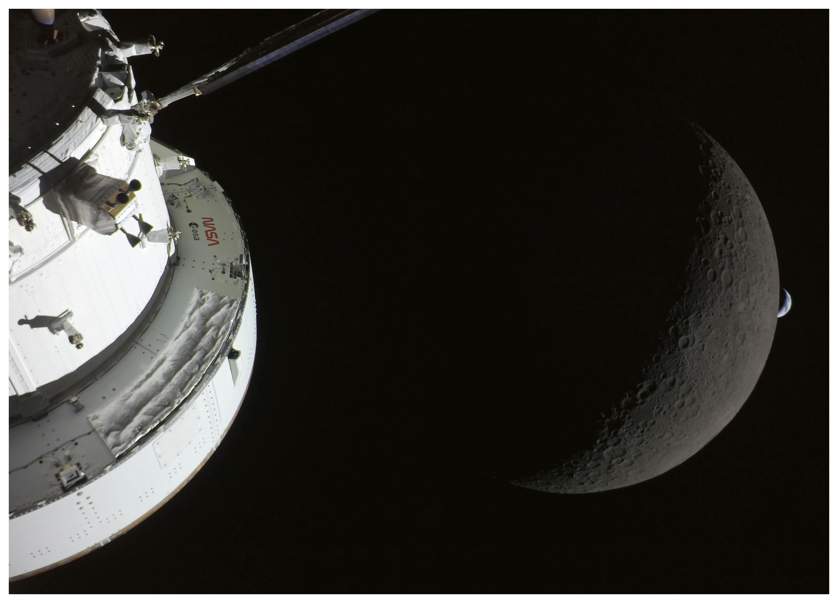 Space Moon Earth Poster (70x100 cm) - Poster Store