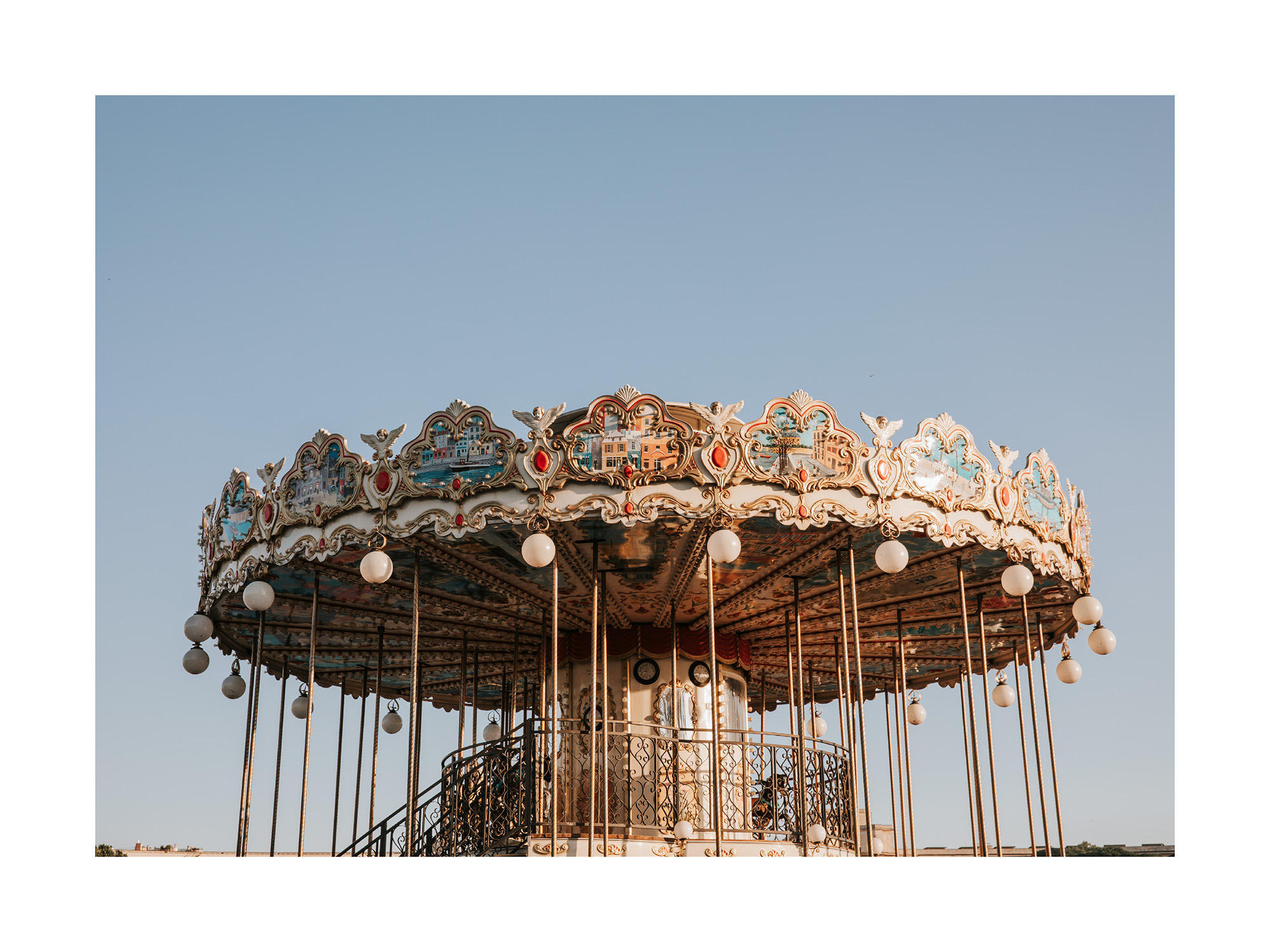 Vintage Carousel Photography Poster | Poster Store US