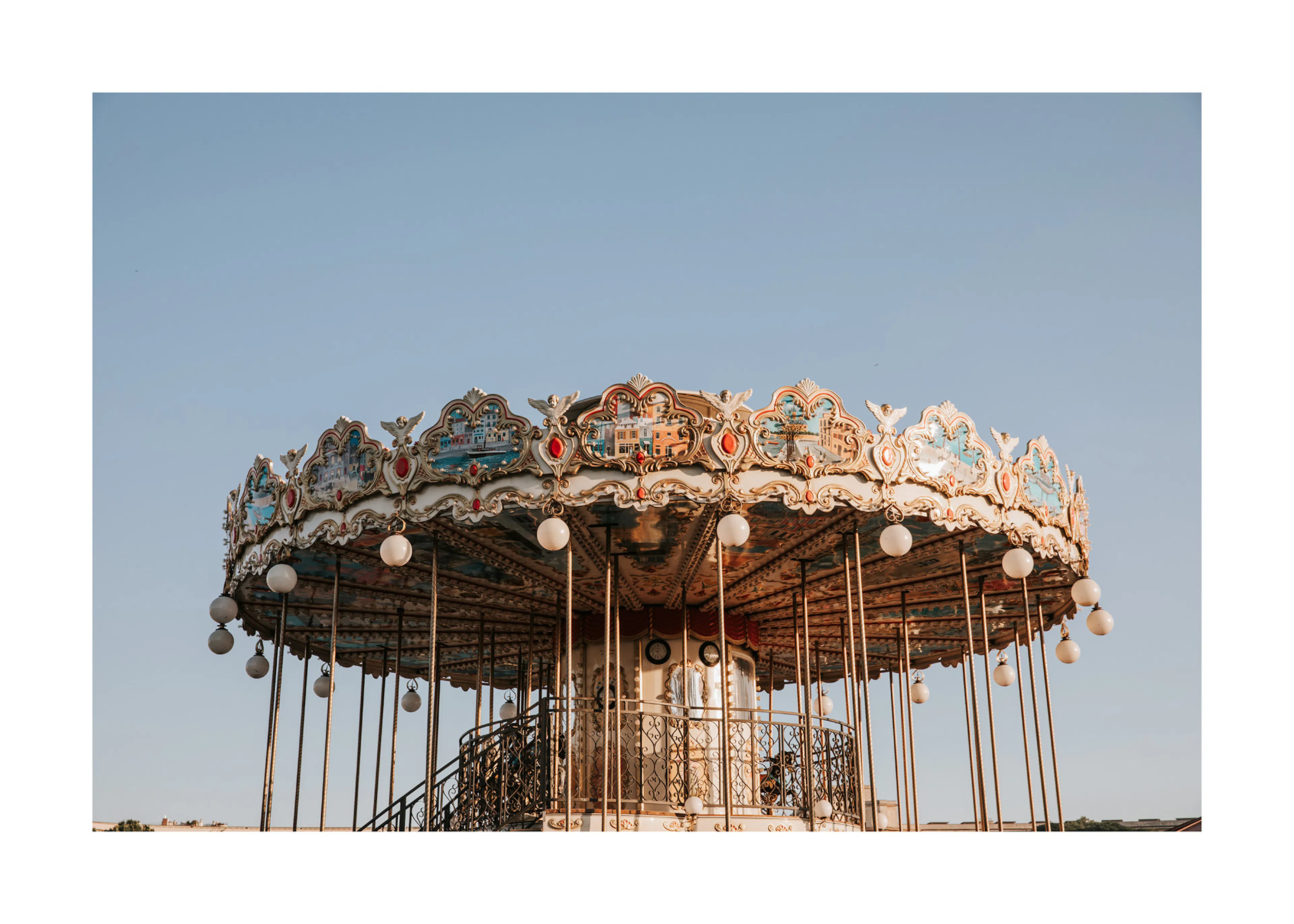 Vintage Carousel Print 0