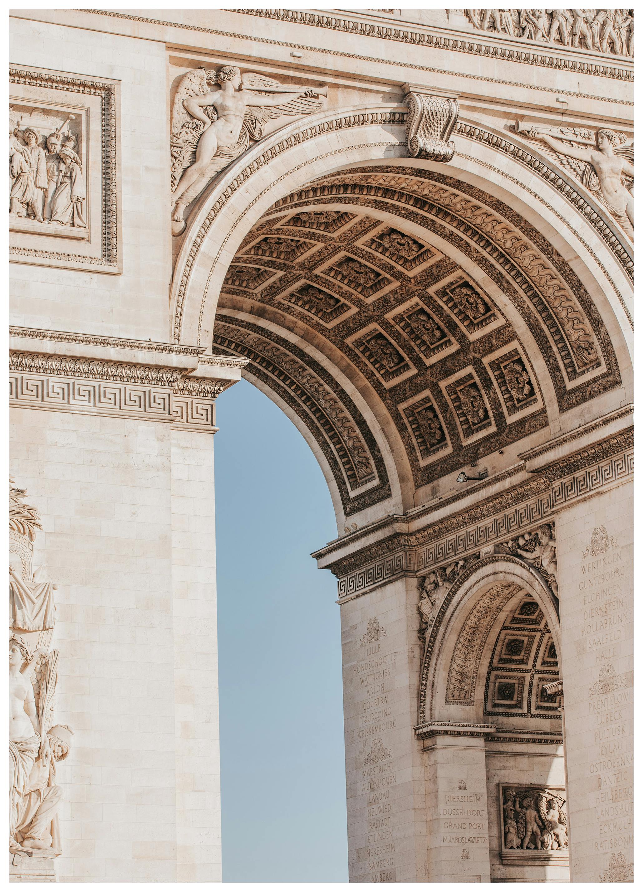 Arc de Triomphe Parijs Poster (40x50 cm) - Poster Store