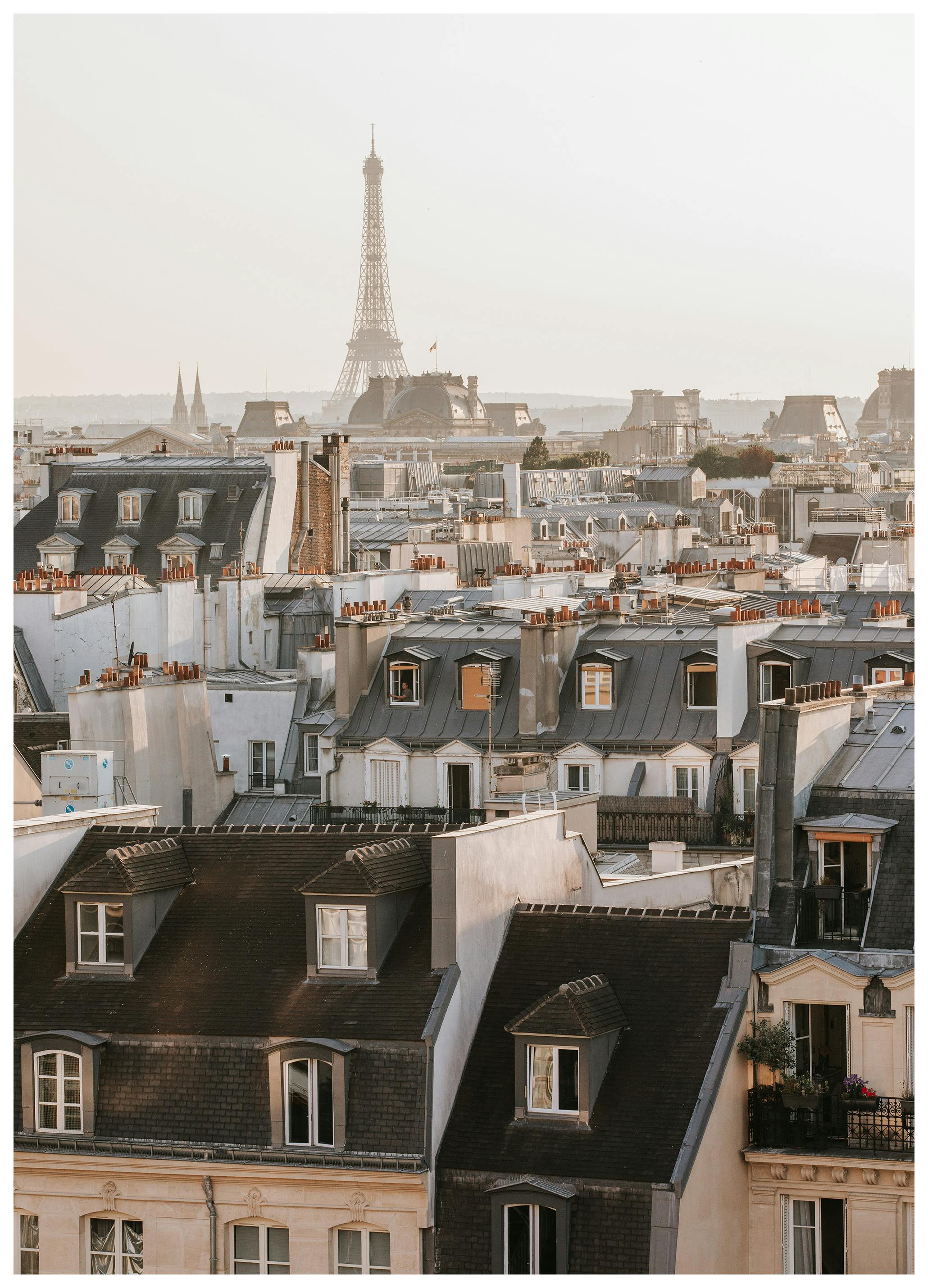 Toits de la Ville Affiche (30x40 cm) - Poster Store