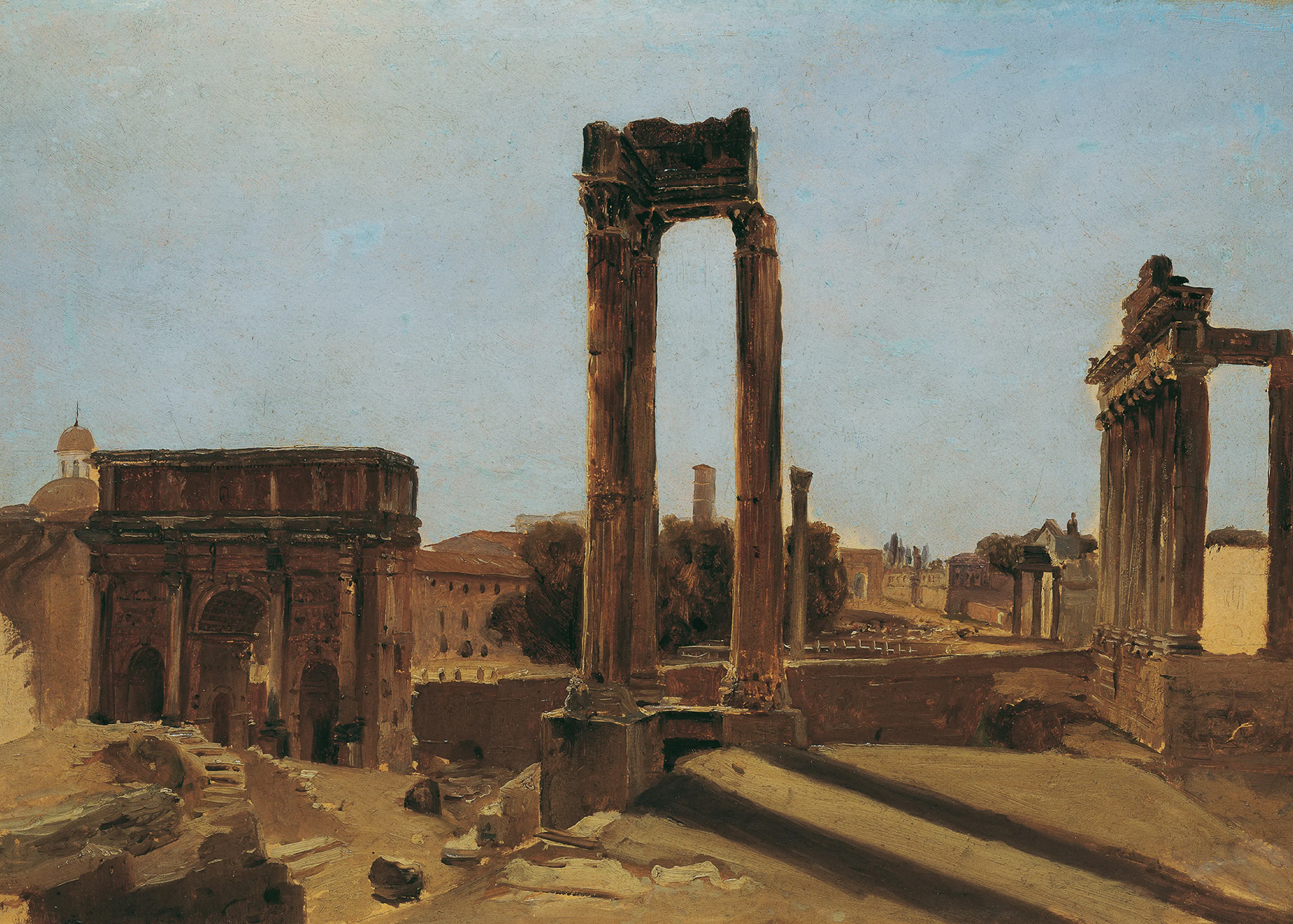 Carl Blechen - Forum Romanum Plakat 0