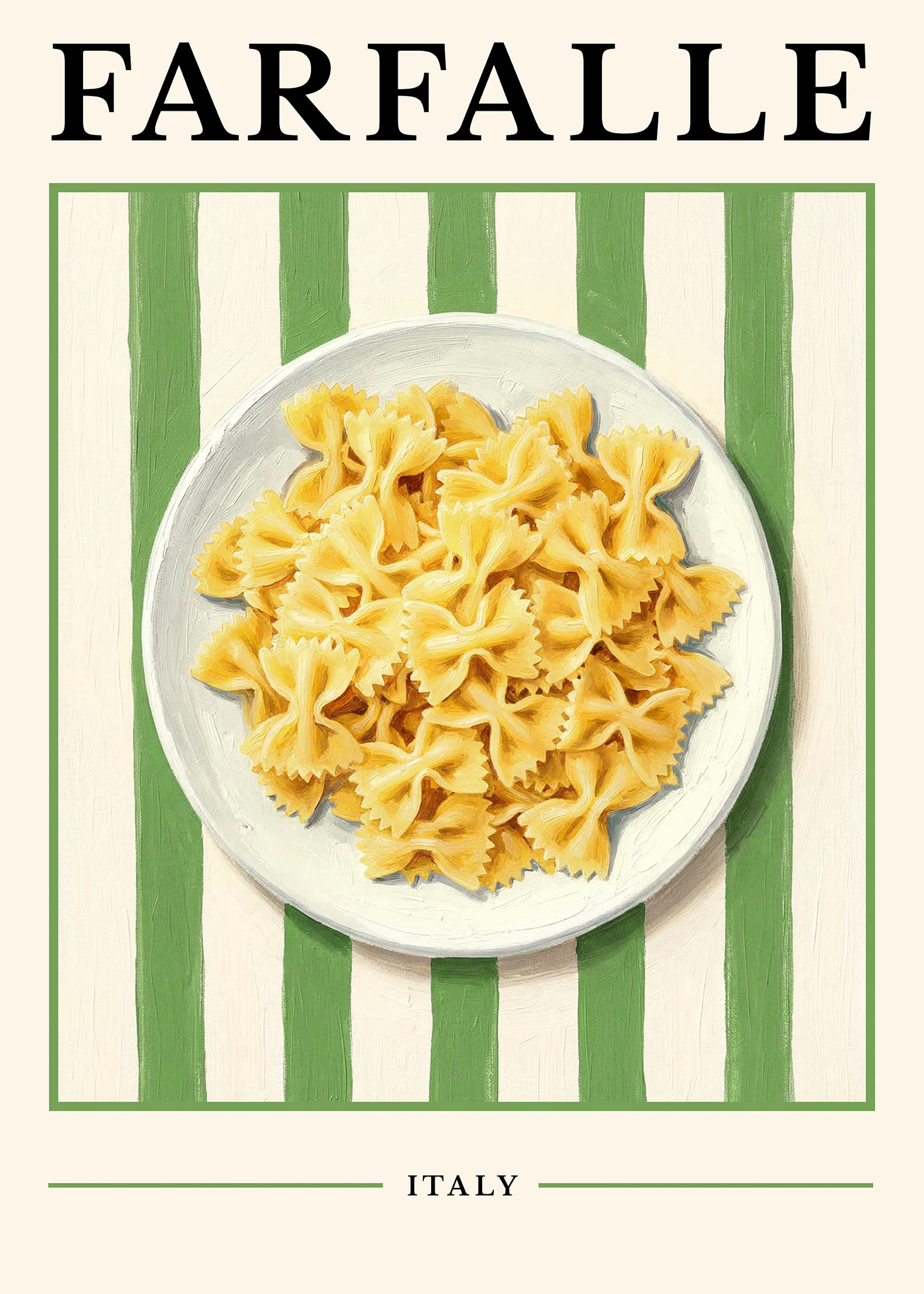 Farfalle Pasta Italy Poster 0