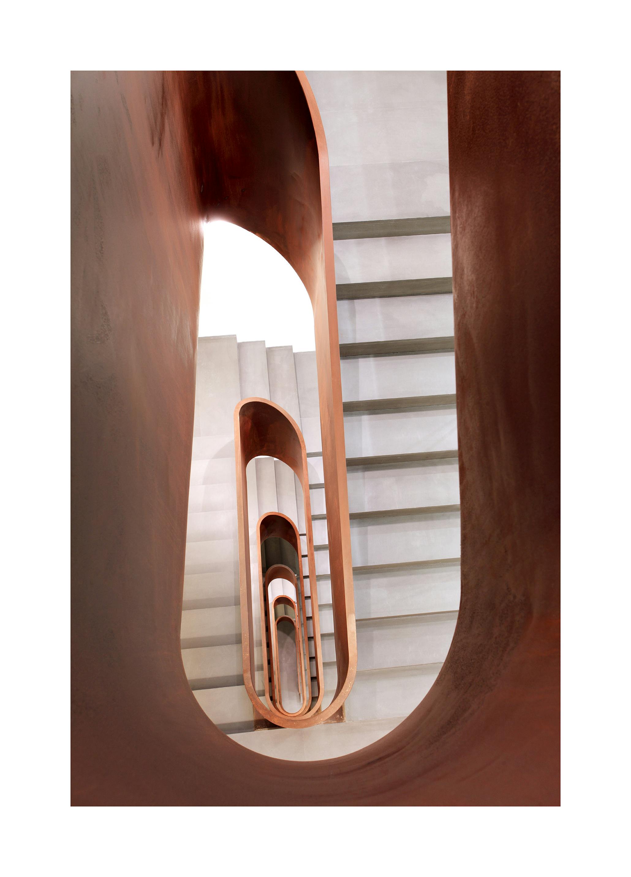 Escaliers Architecture Affiche (70x100 cm) - Poster Store