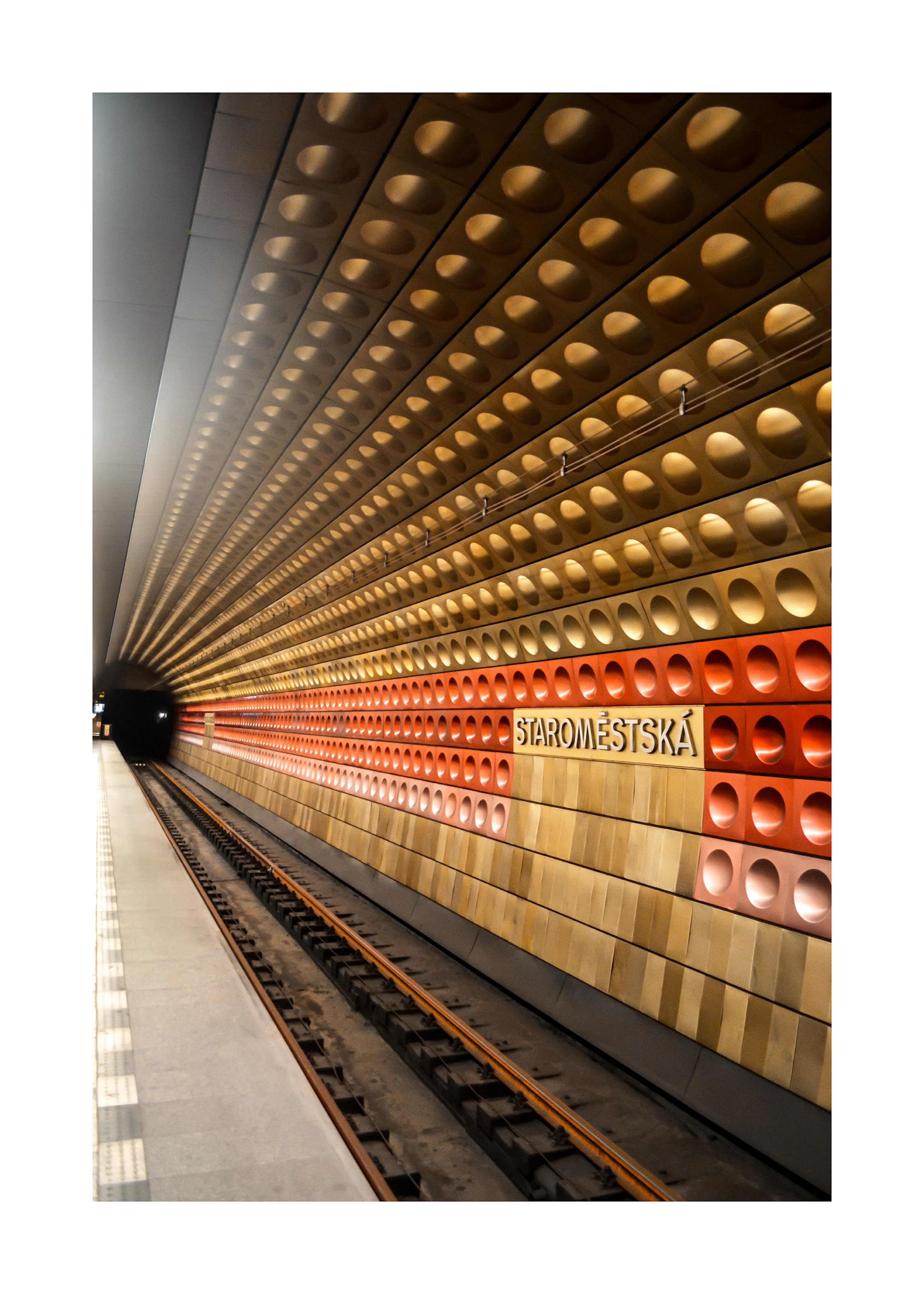 Světla Tunelu Metra Plakát 0