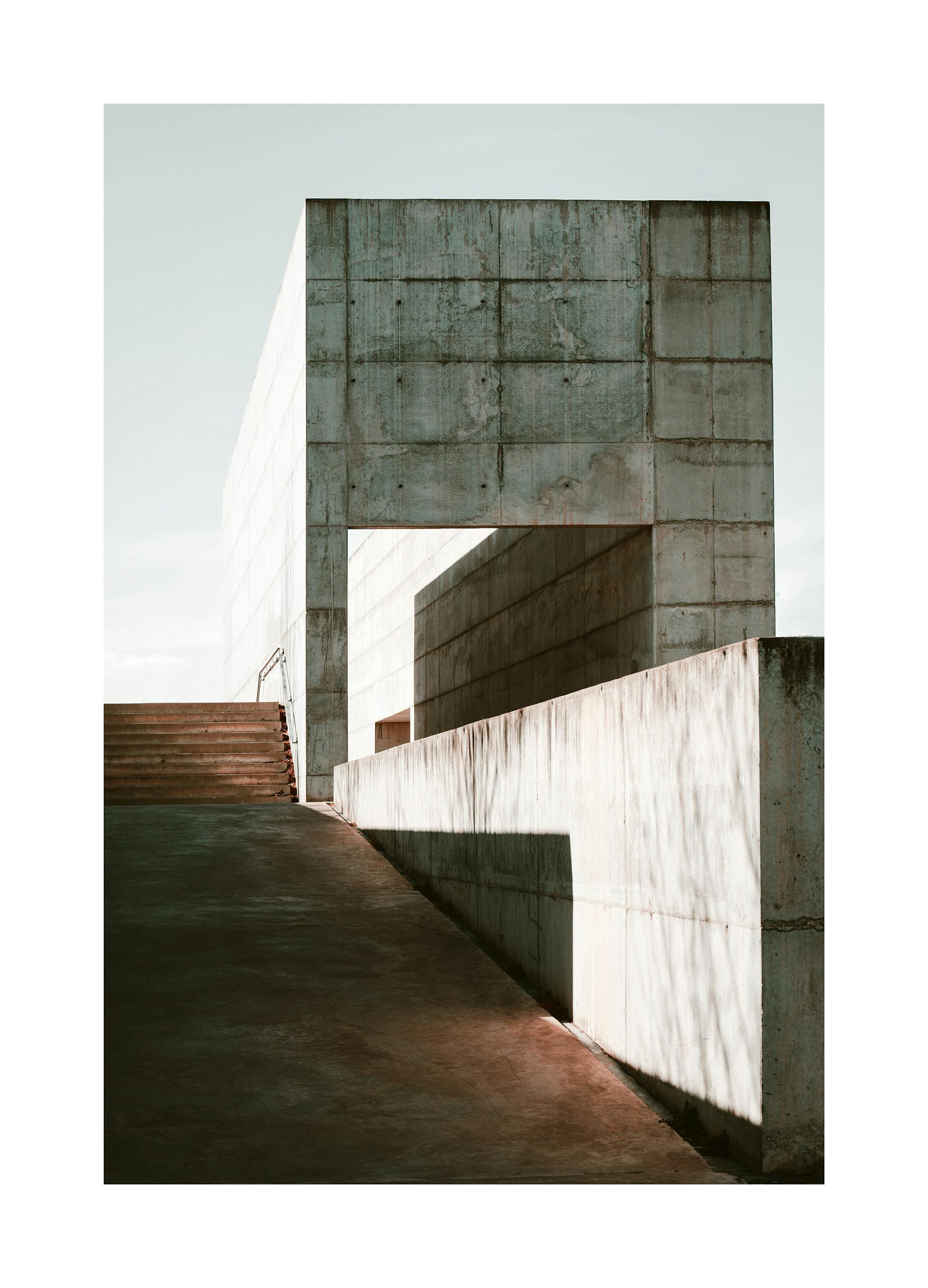 Concrete Structure Poster (70x100 cm) - Poster Store