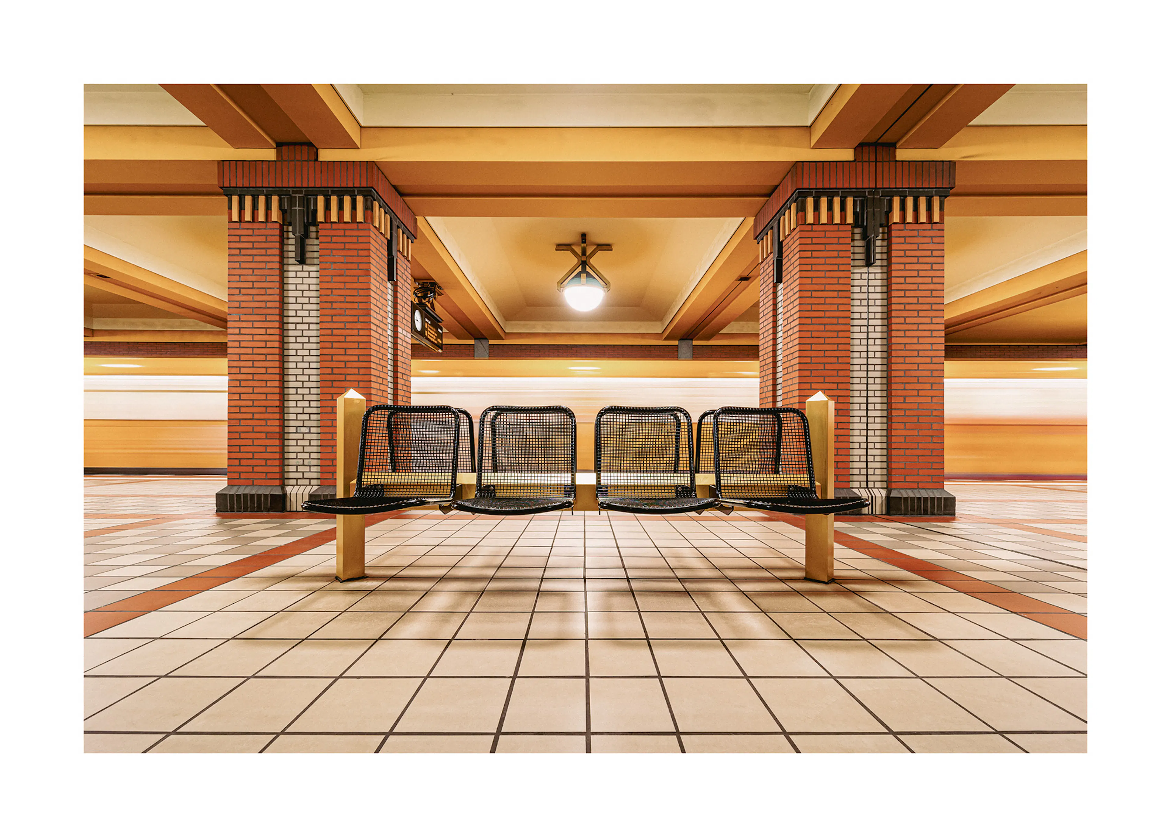 Vintage Metro Plakát 0