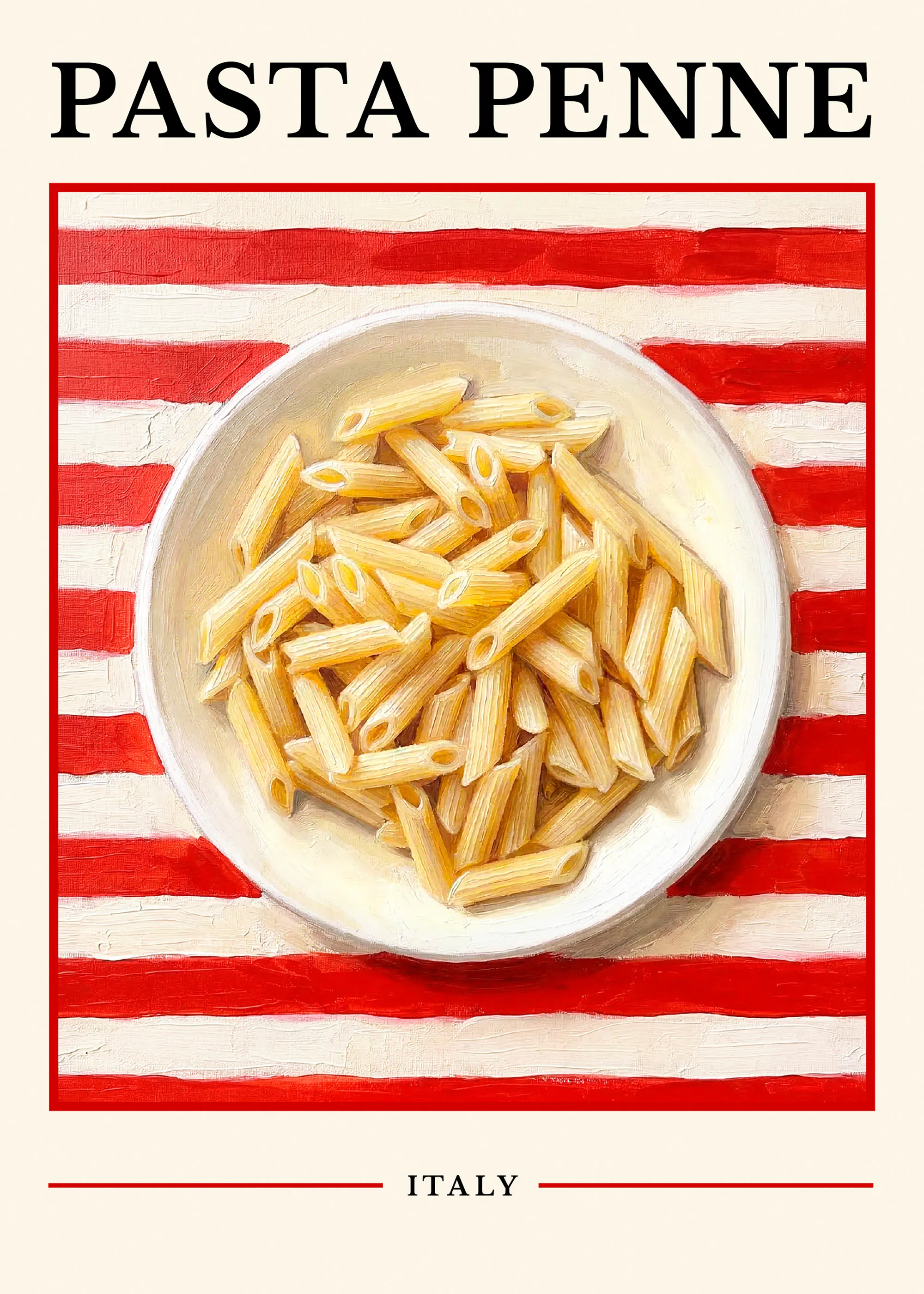 Pasta Penne Italy Poster 0