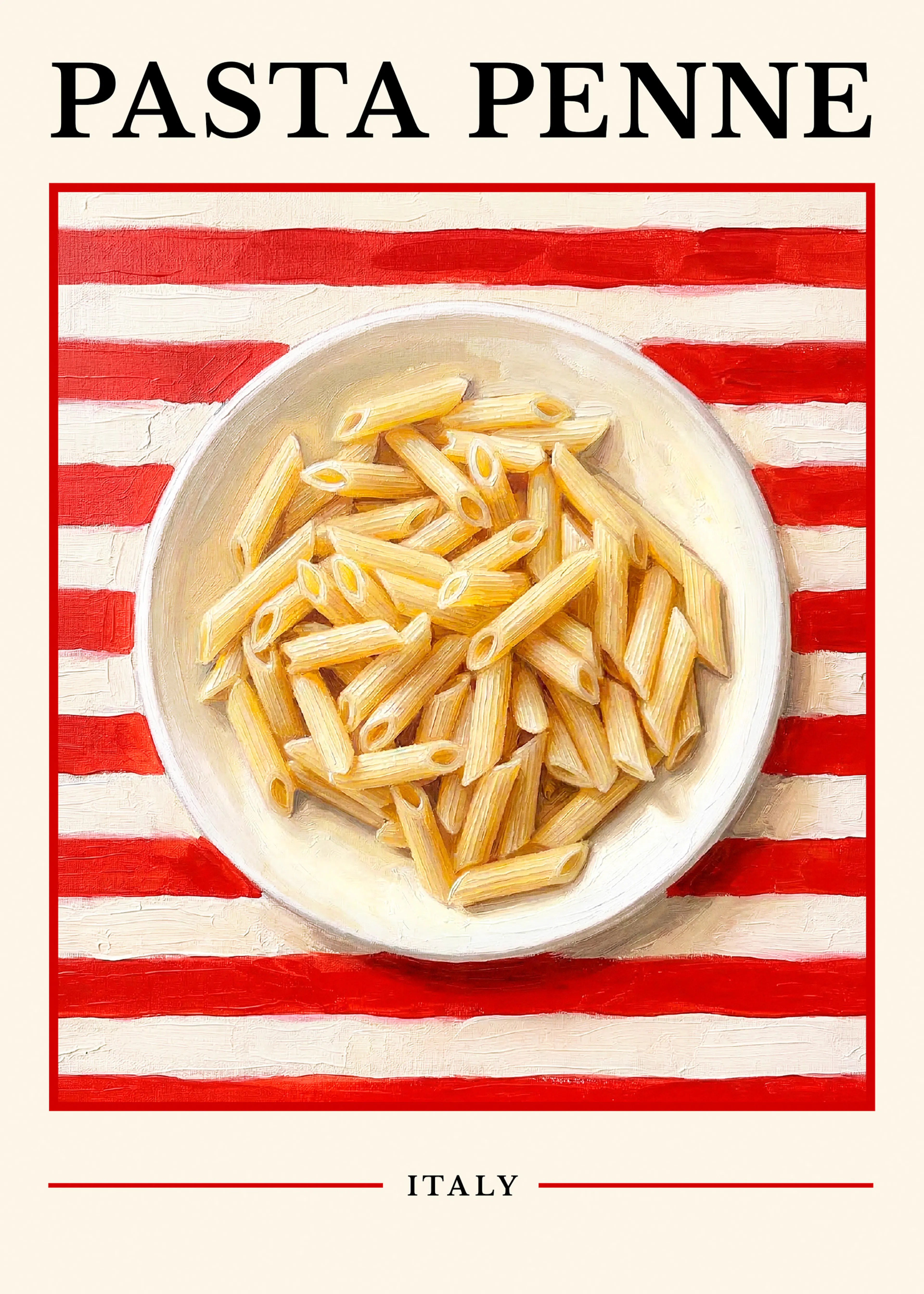 Pasta Penne Italy Poster 0