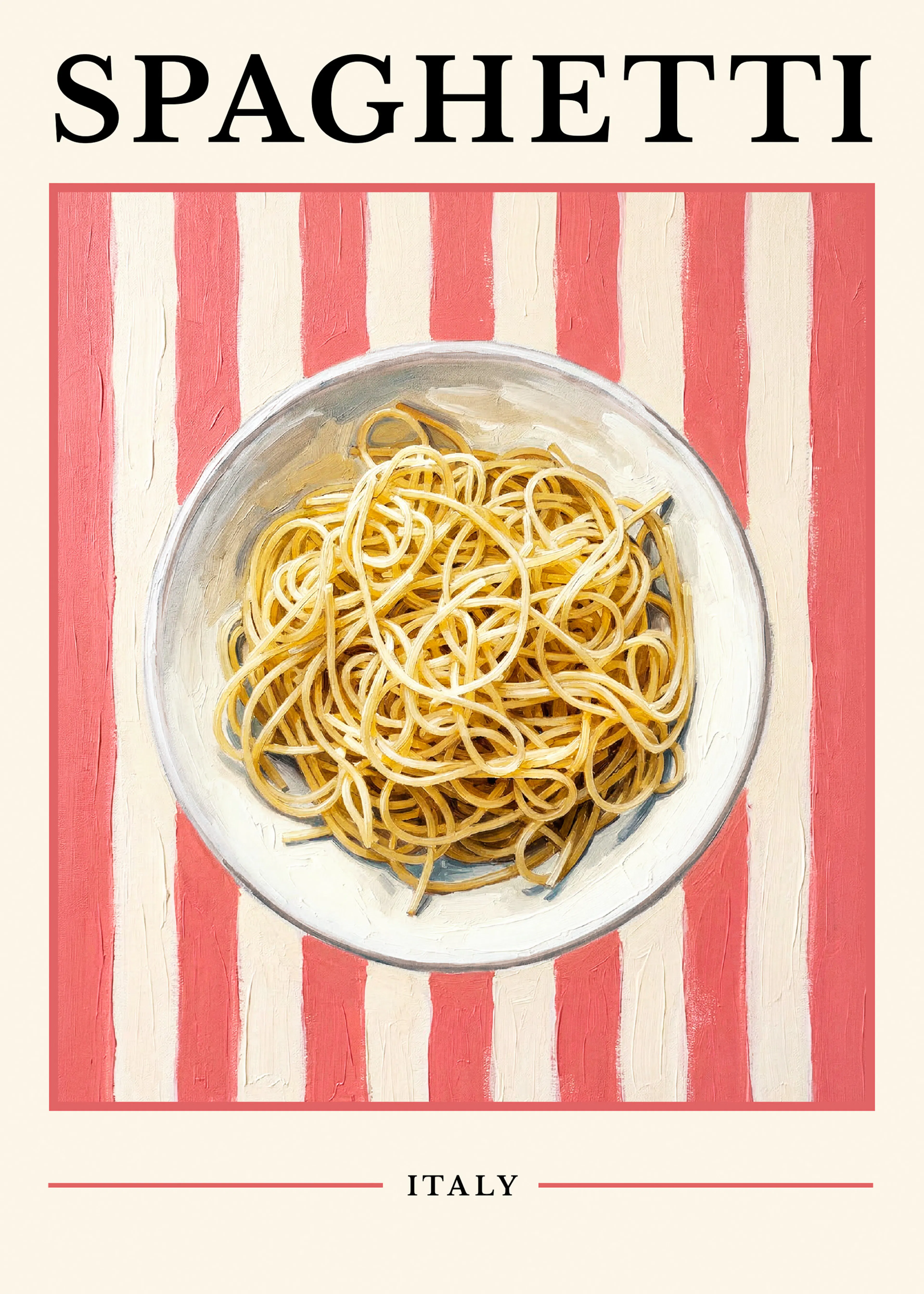 Spaghetti Italy Cuisine Poster 0