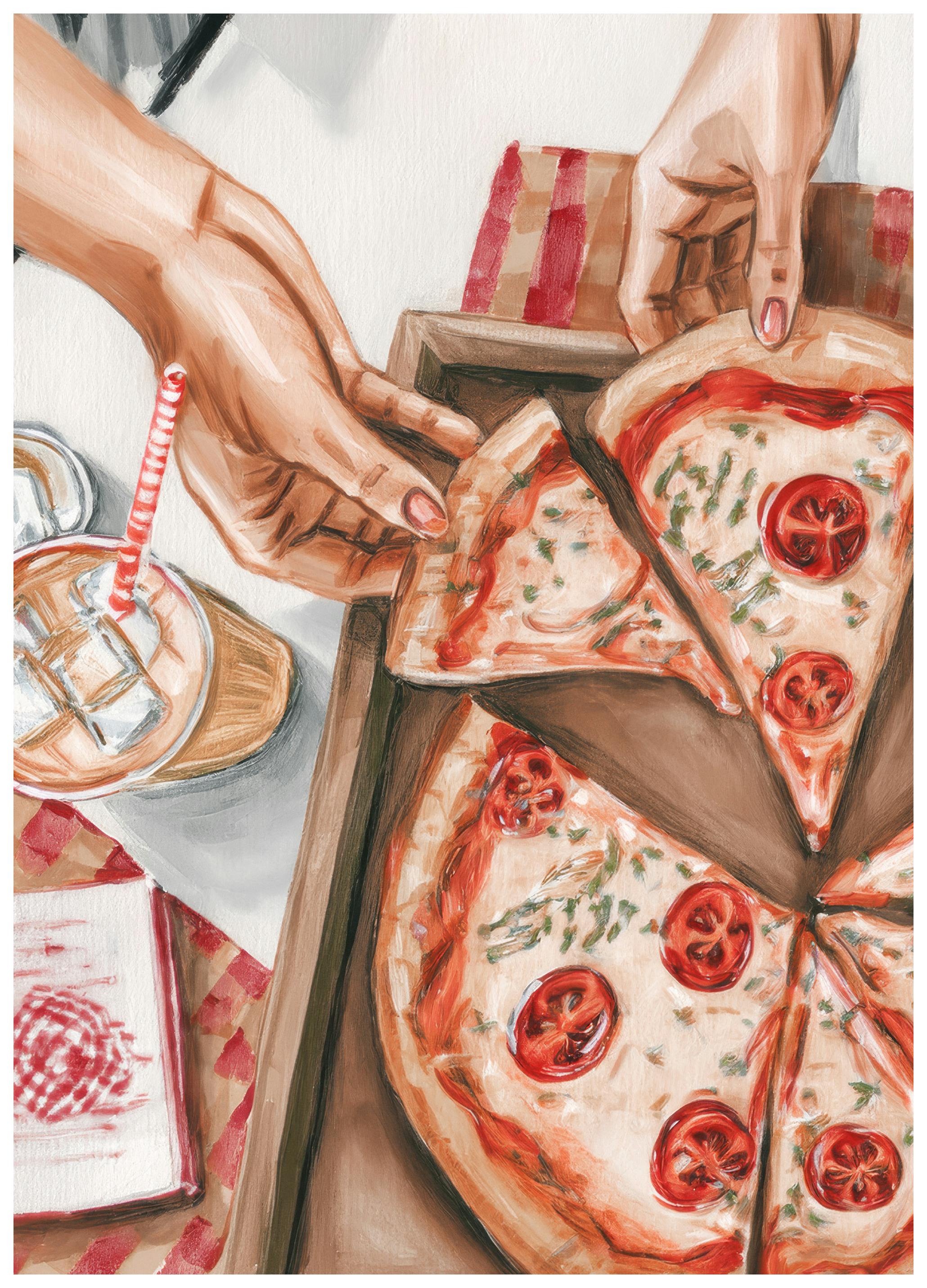 Pizza Slice Poster (70x100 cm) - Poster Store