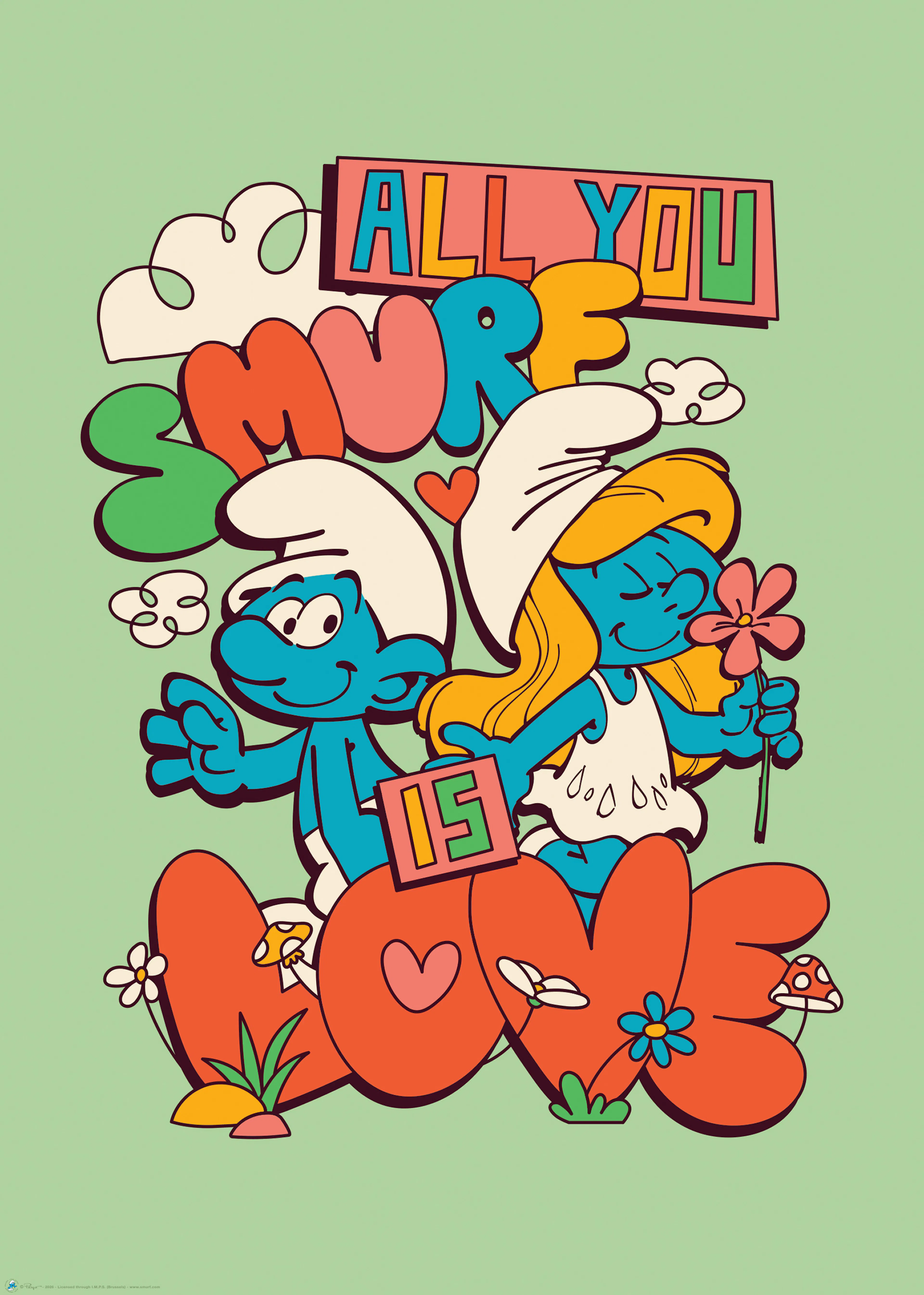The Smurfs Love Poster 0