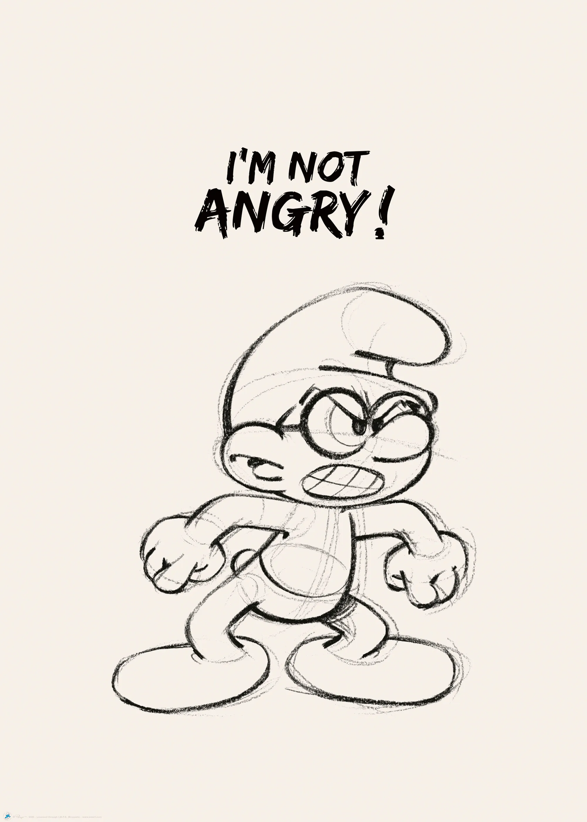 The Smurfs Angry Poster 0