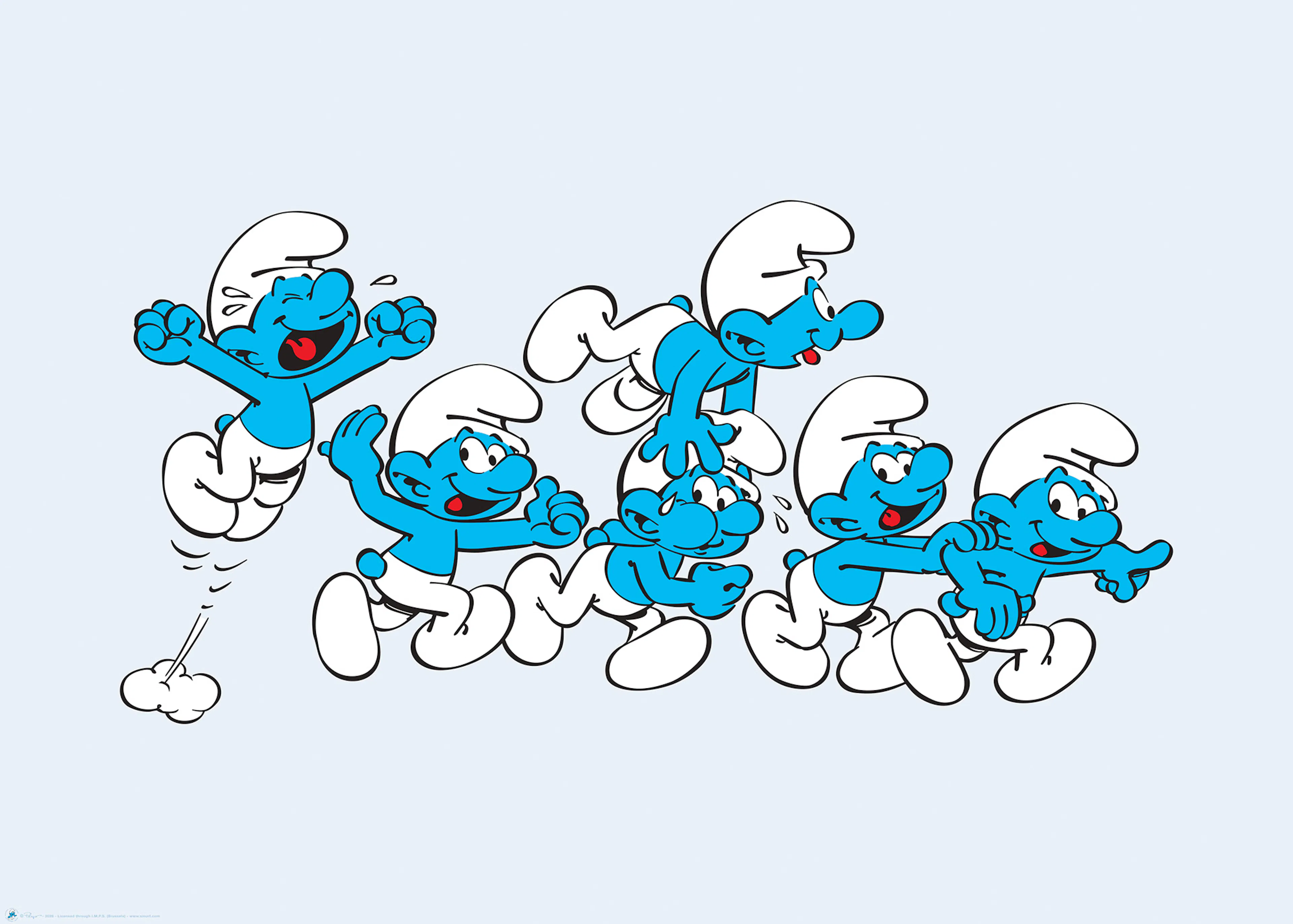 The Smurfs Happy Group Poster 0