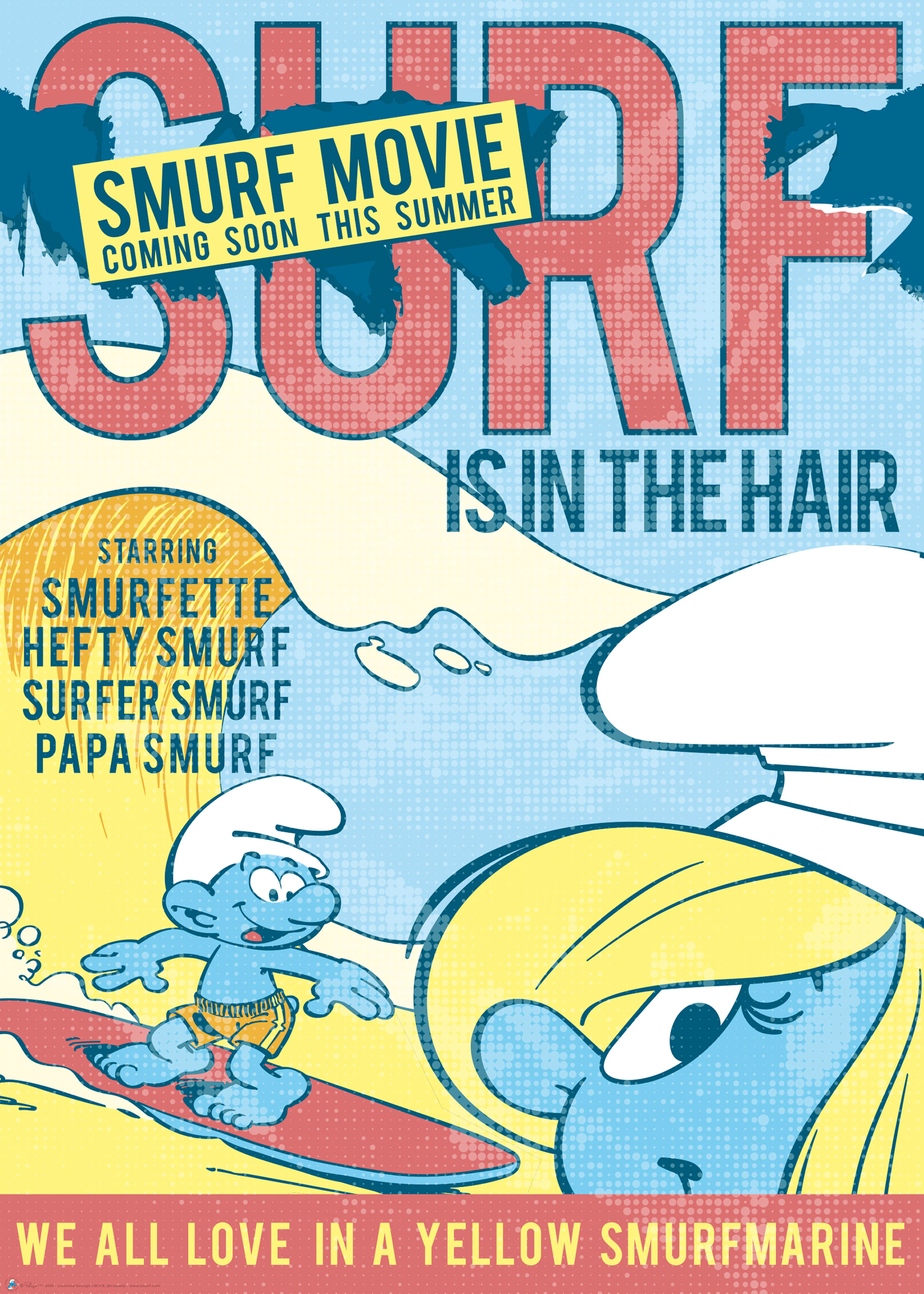 The Smurfs Surf Poster 0
